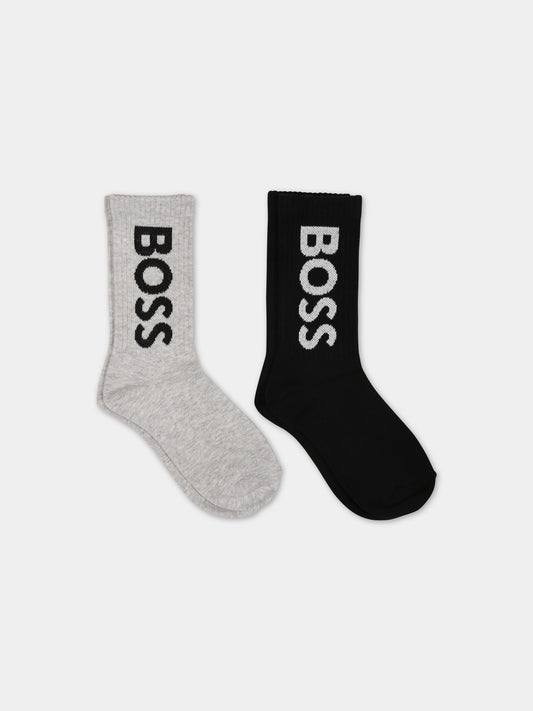 Set calze multicolor per bambino,Boss,J20406 09B