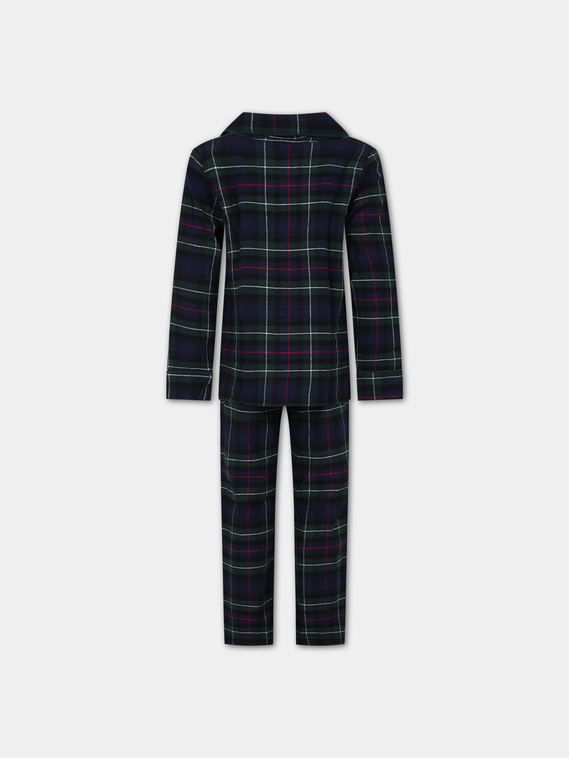 Pigiama blu per bambino con iconico cavallino,Ralph Lauren Kids,23WMRL8P0137 I0V