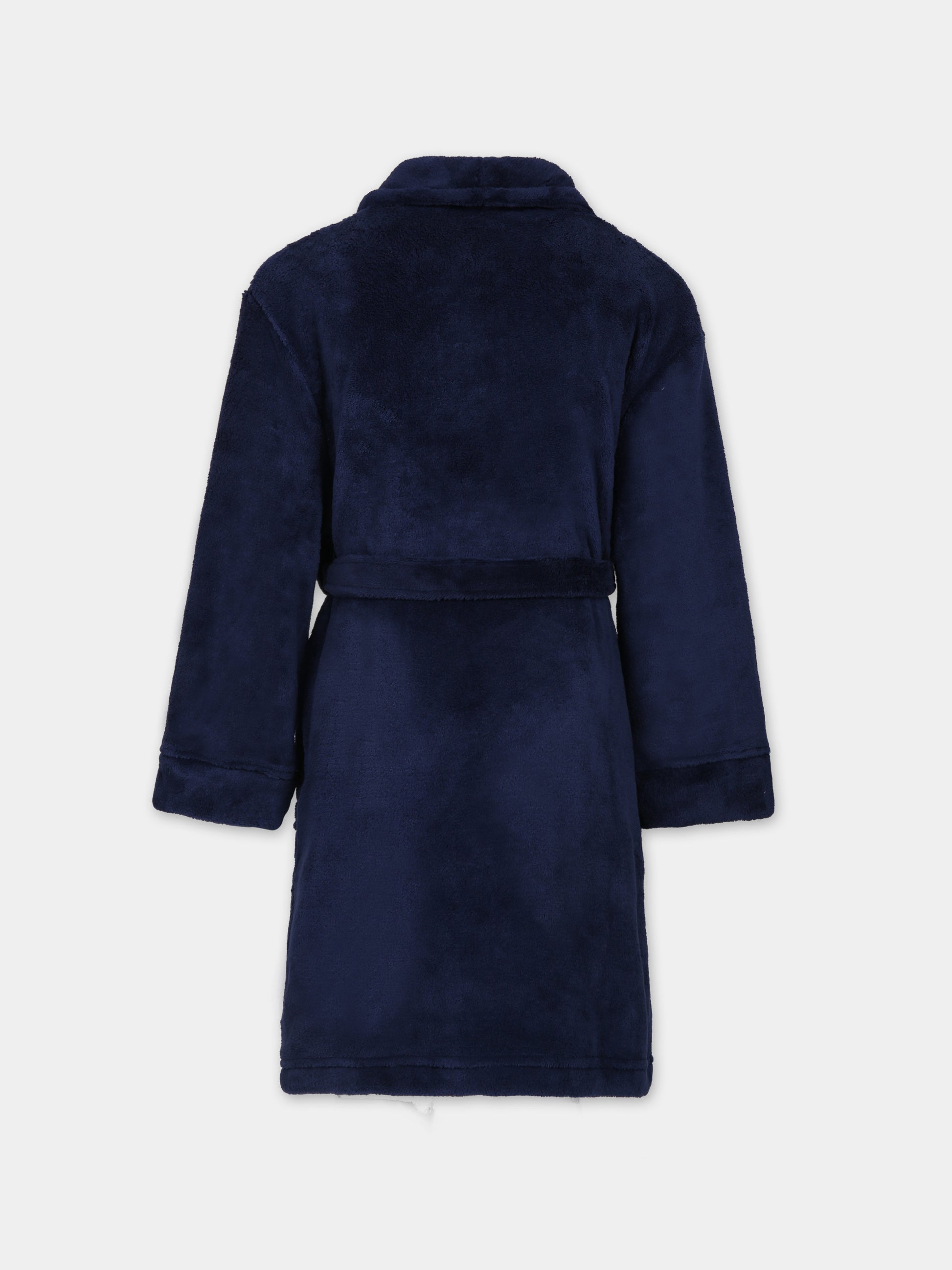 Accappatoio blu per bambino con logo,Ralph Lauren Kids,23WMRL9P0031 BCV