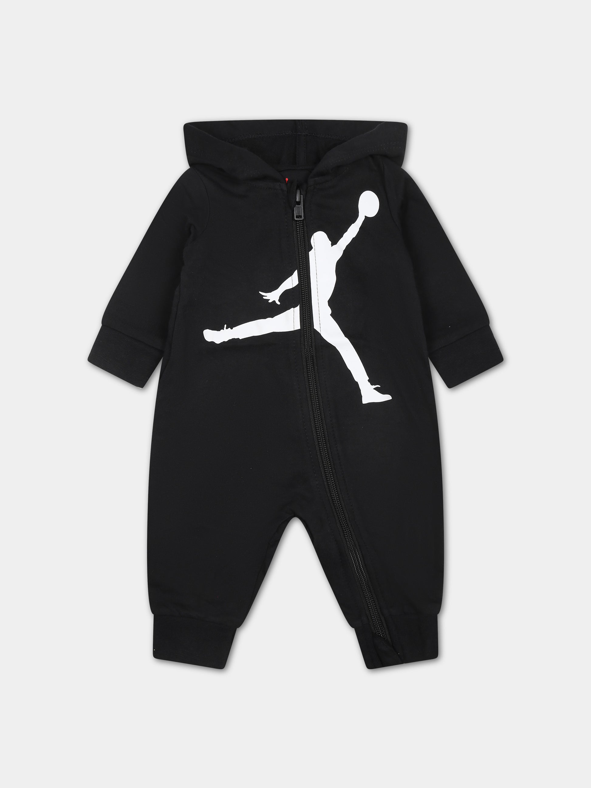 Tutina nera per neonato con iconico Jumpman,Jordan,55A594 023