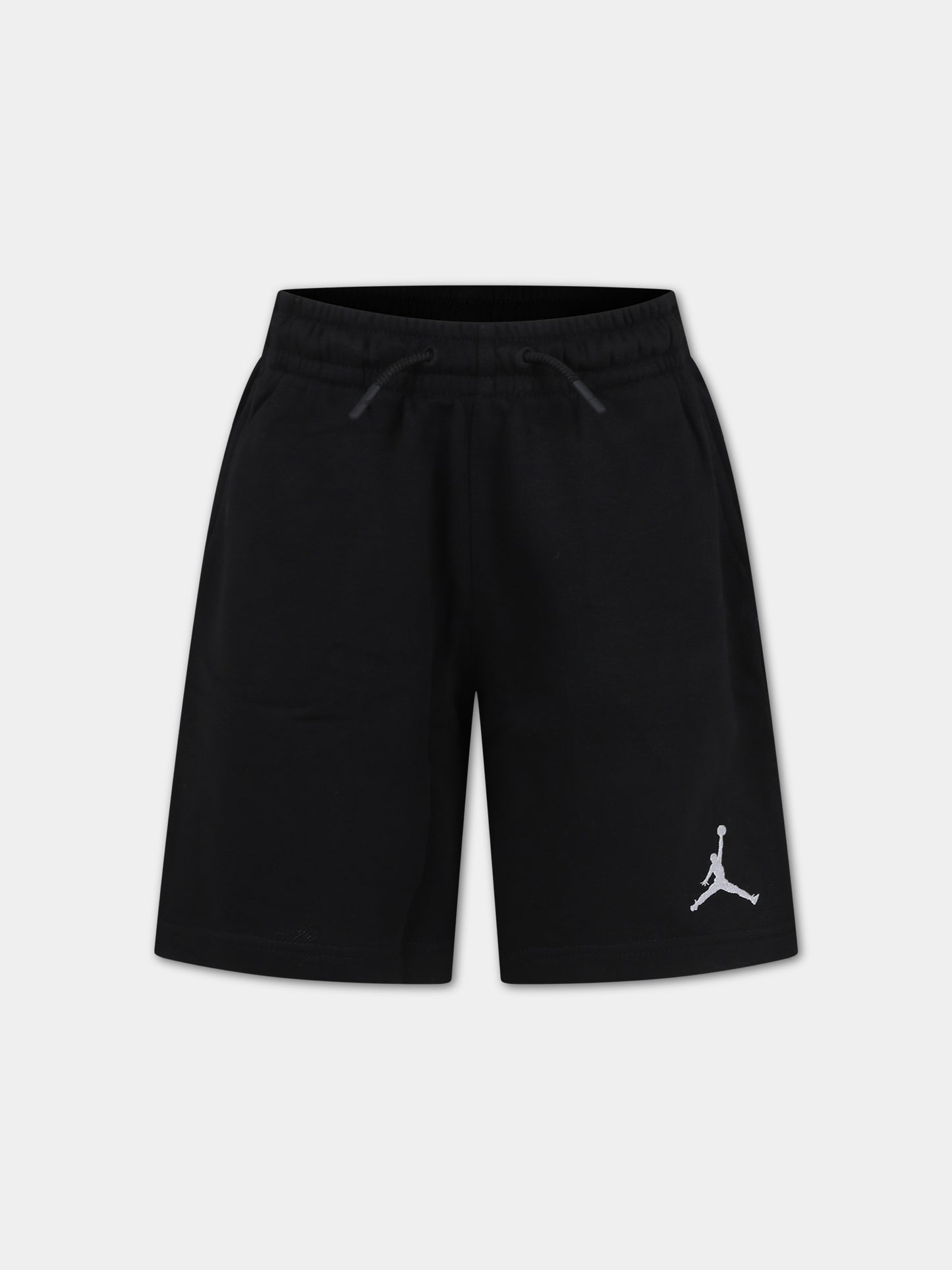Shorts neri per bambino con iconico Jumpman,Jordan,95C575 023