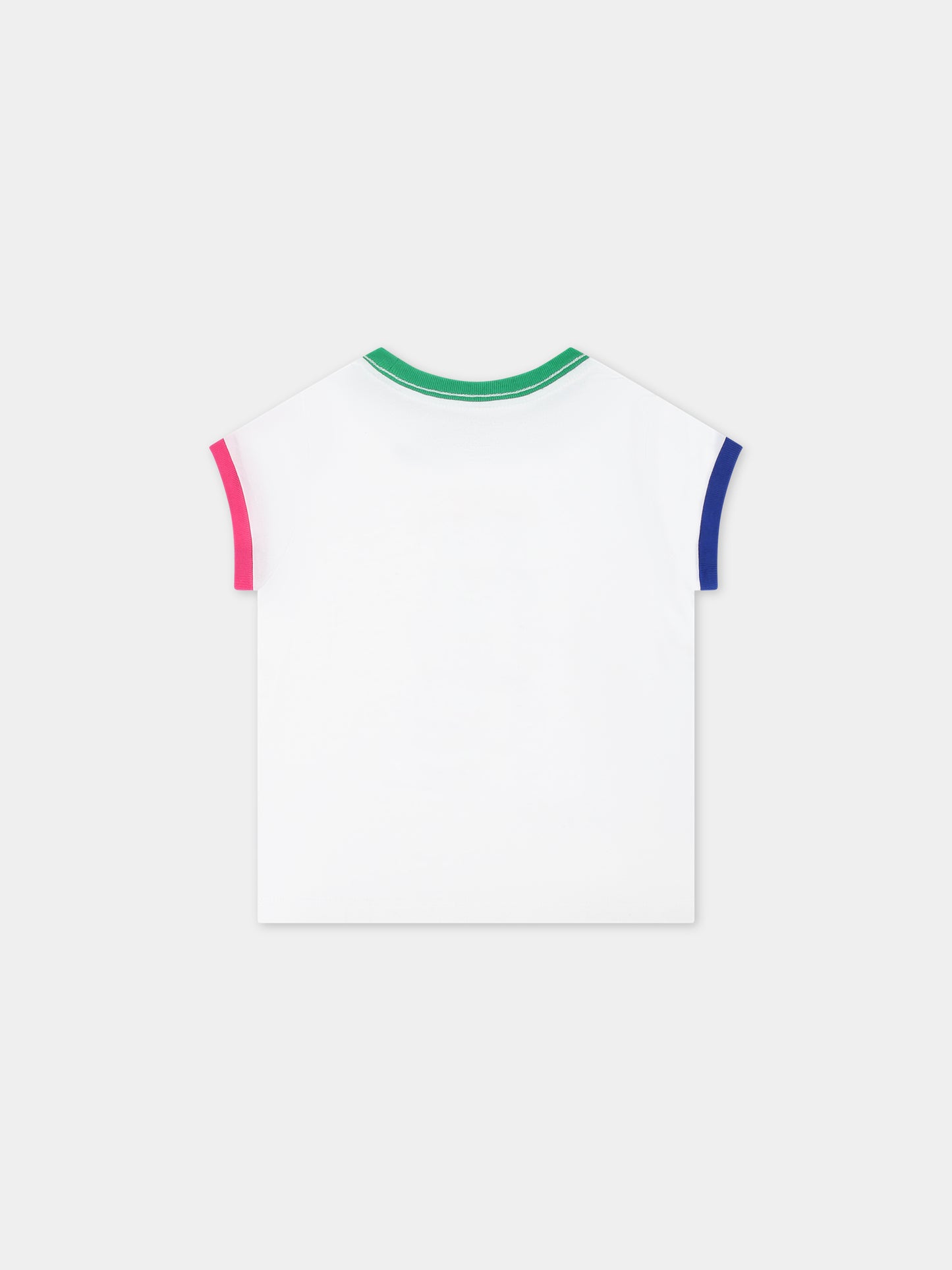 T-shirt bianca per neonata con Polo Bear,Ralph Lauren Kids,925999001