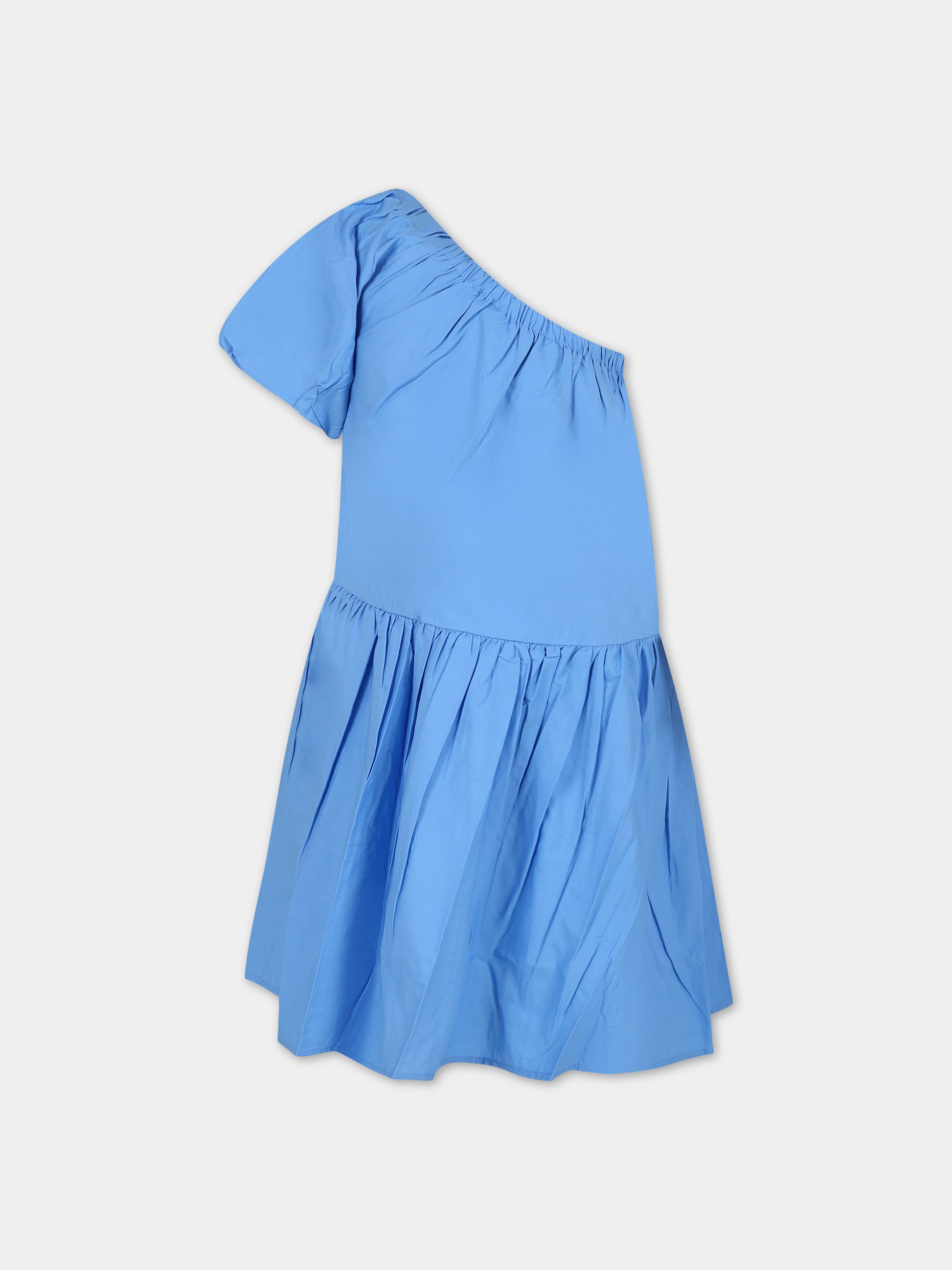 Vestito casual azzurro per bambina,Molo,2S24E117 8889