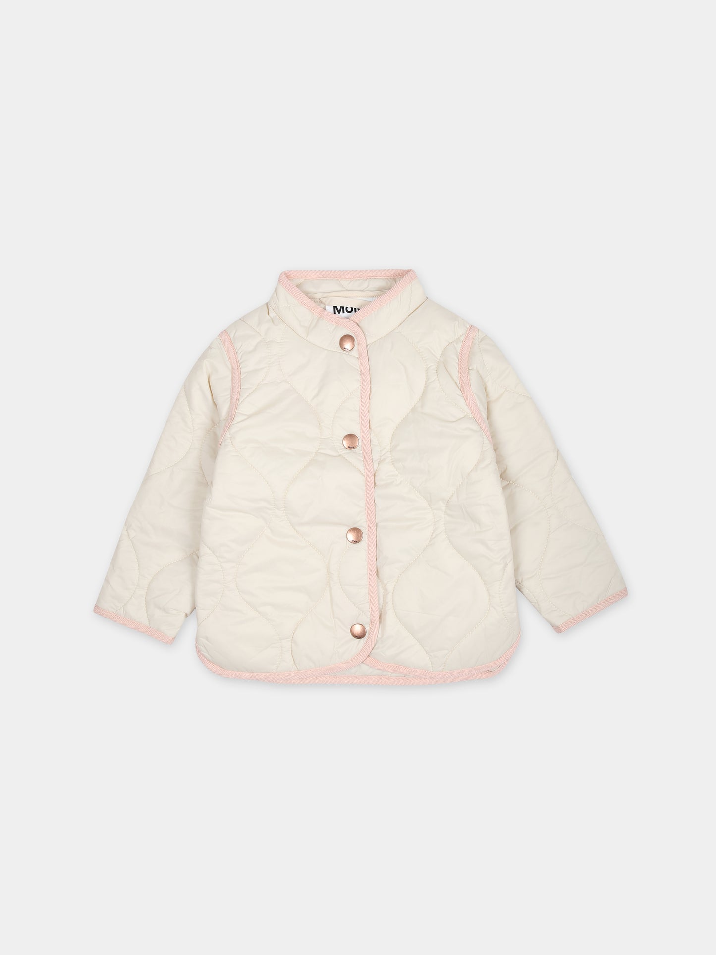 Piumino Harrie avorio per neonata,Molo,5S24M318 8894