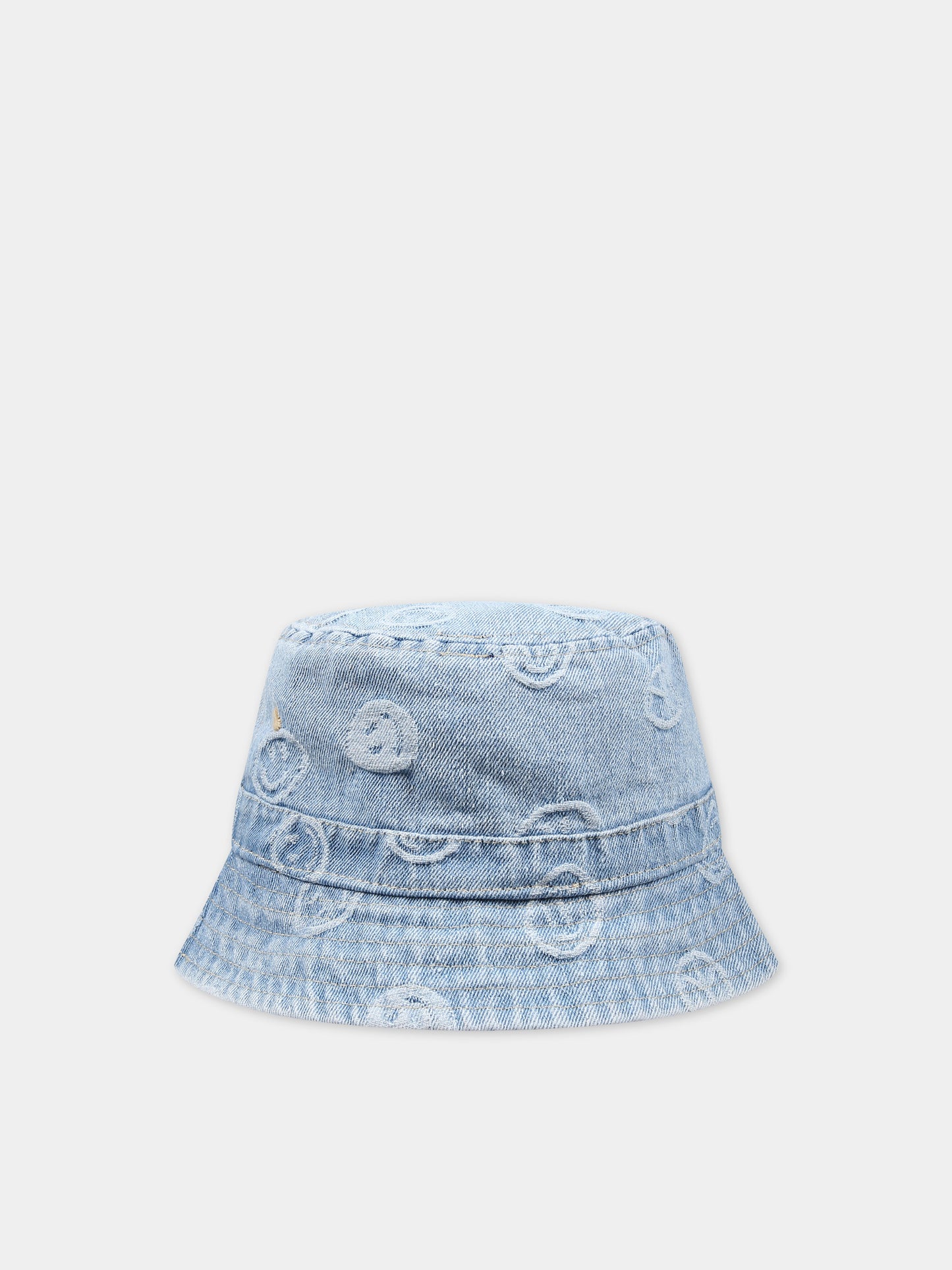 Cloche celeste in denim per bambini con smile,Molo,7S24T301 8903