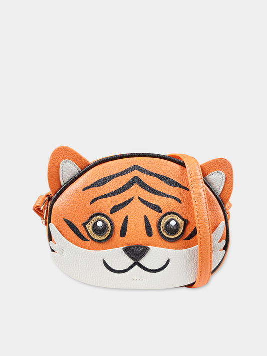 Borsa casual arancione per bambina a forma di tigre,Molo,7S24V103 8902