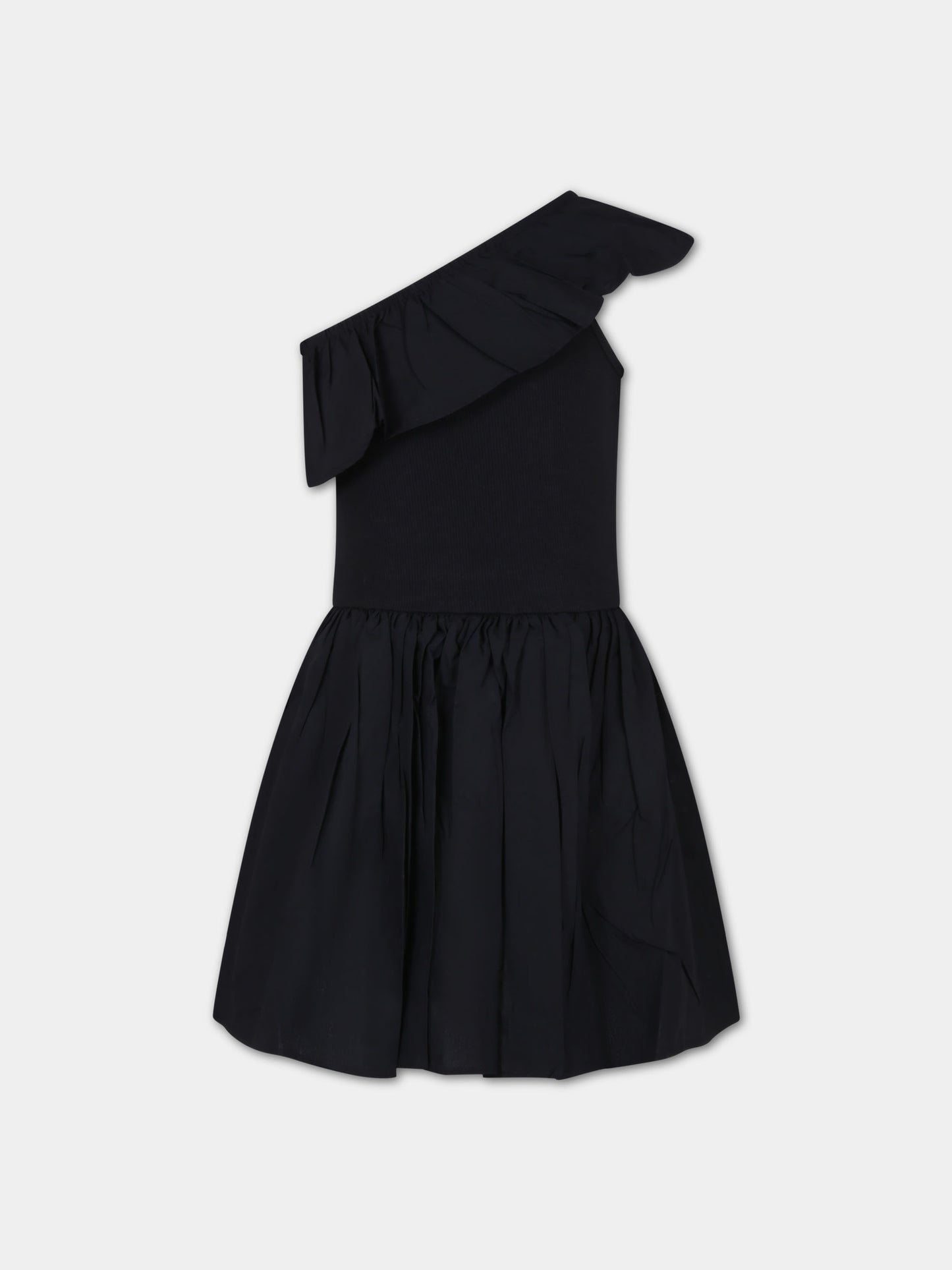 Vestito nero per bambina,Molo,2S24E103 0099
