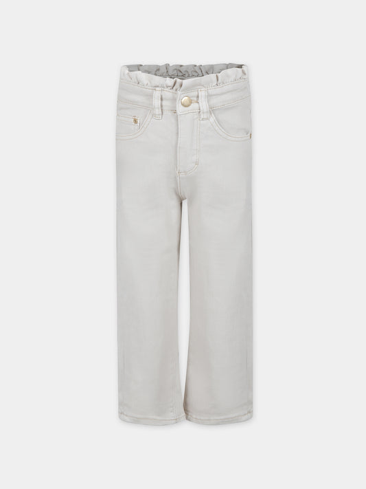 Jeans avorio per bambini,Molo,2S24I109 8900