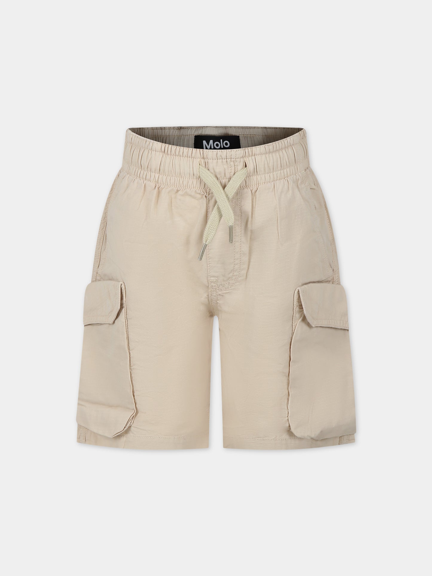 Shorts casual Argod avorio per bambino,Molo,1S24H103 8787