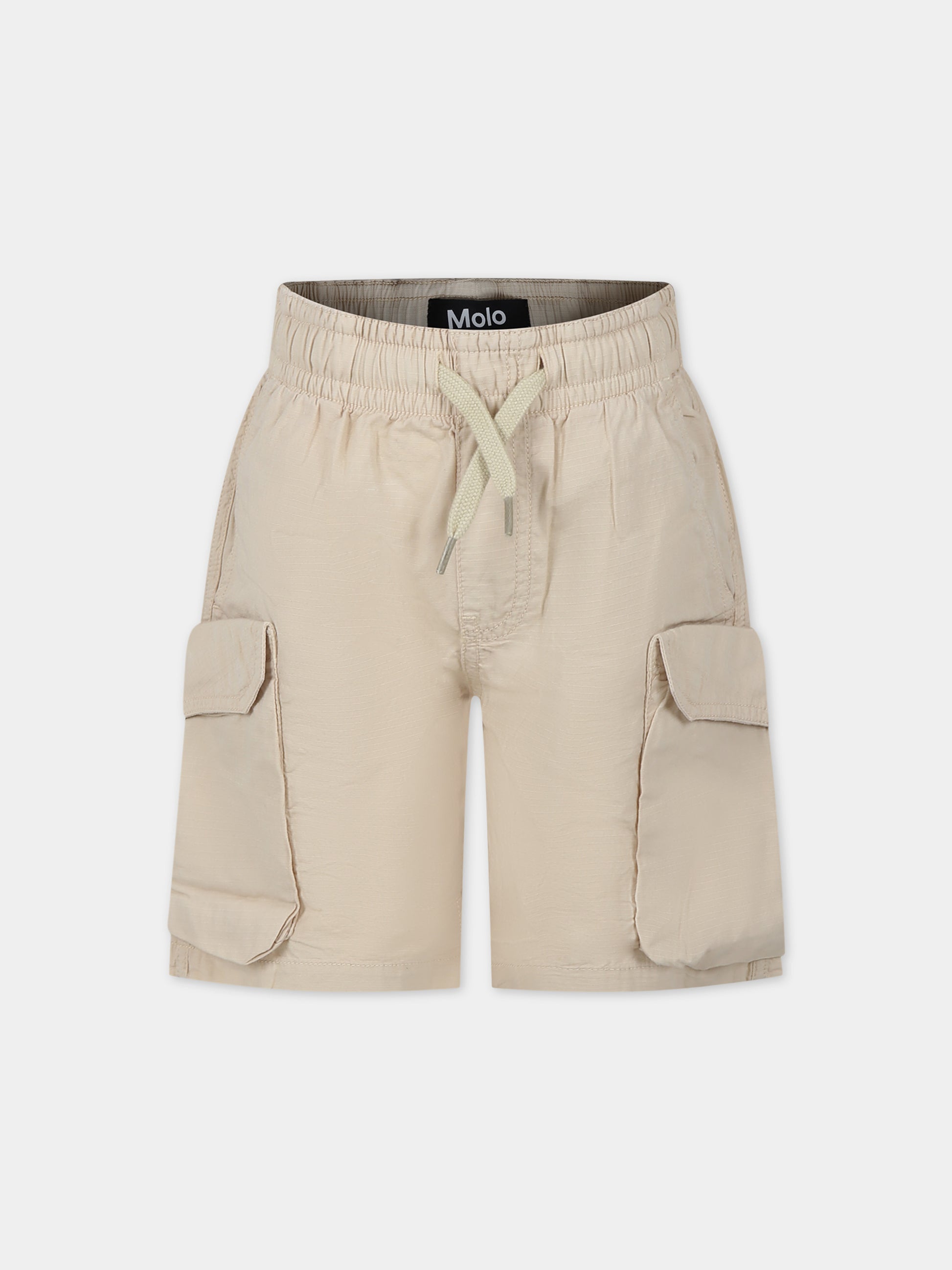 Shorts casual Argod avorio per bambino,Molo,1S24H103 8787