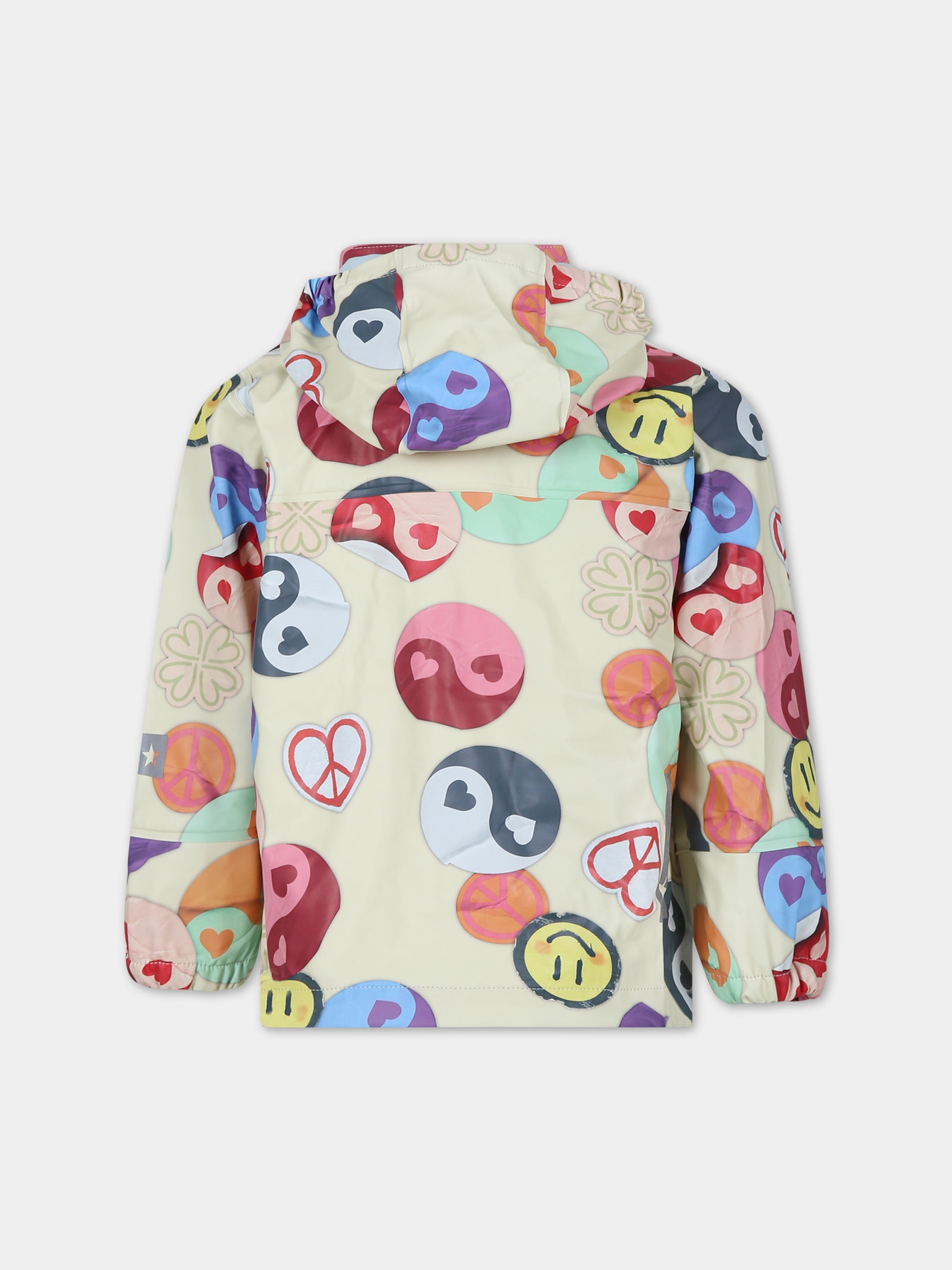 Giacca a vento avorio Zan per bambina,Molo,5NOSO120 9009