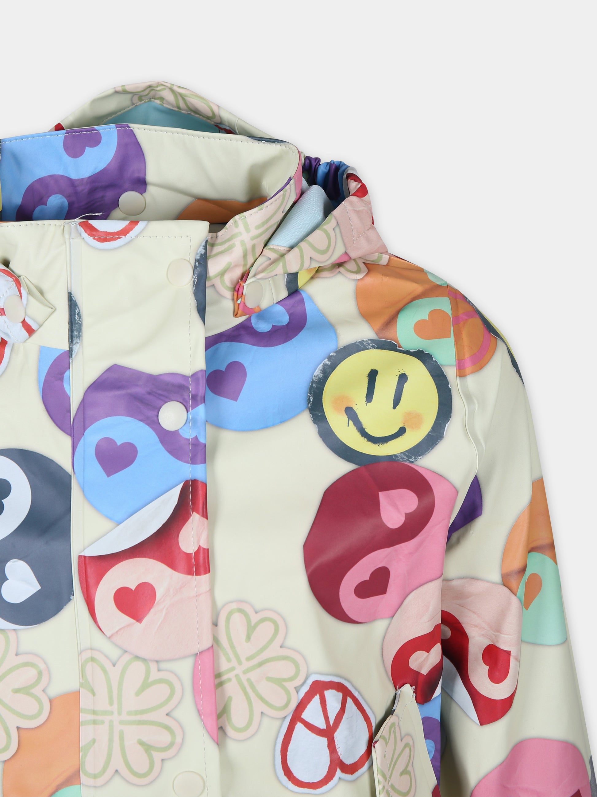 Giacca a vento avorio Zan per bambina,Molo,5NOSO120 9009