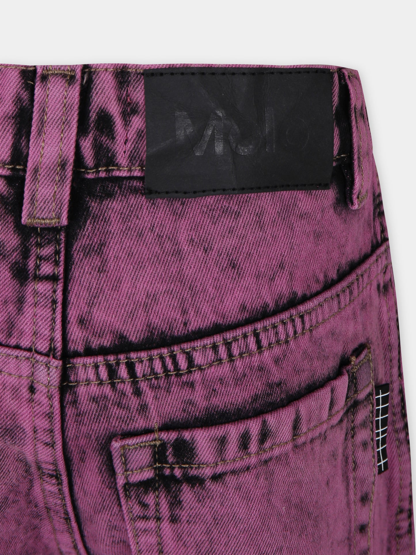 Shorts casual Art fucsia per bambina,Molo,6S24H103 9037