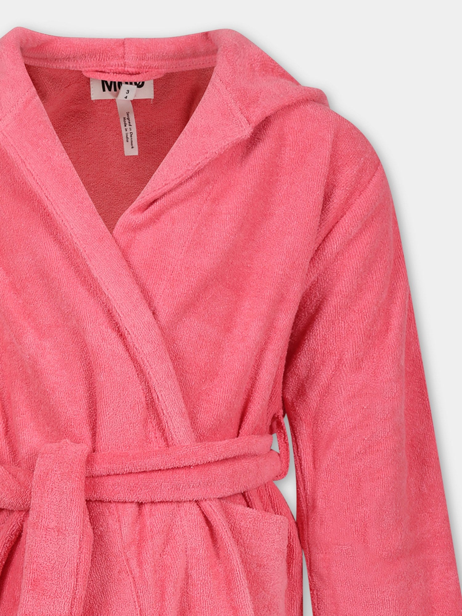 Vestaglia rosa per bambina,Molo,7S24W401 8896