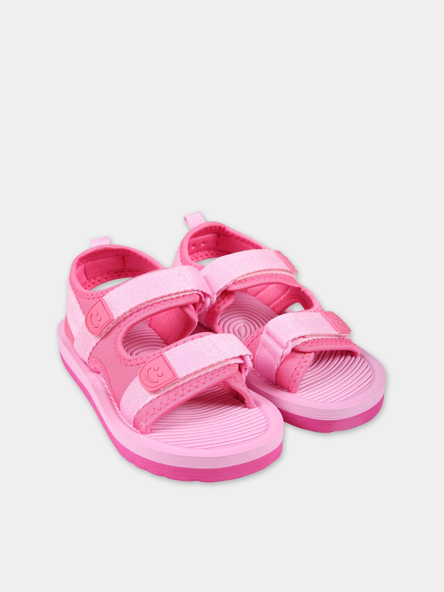 Sandali fucsia per bambina con logo,Molo,7S24U303 8854