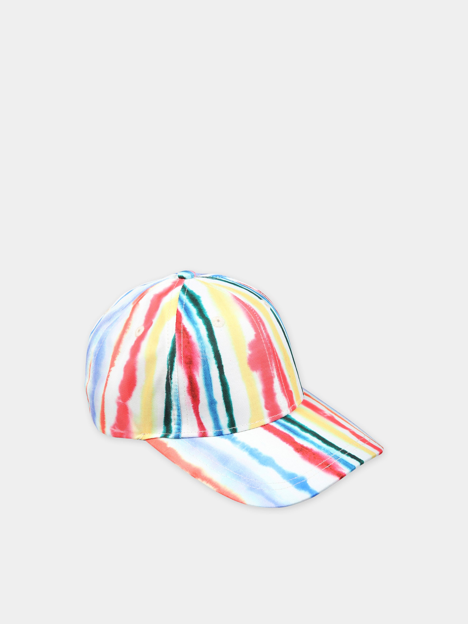 Cappello bianco per bambini con righe,Molo,7S24Y305 6988