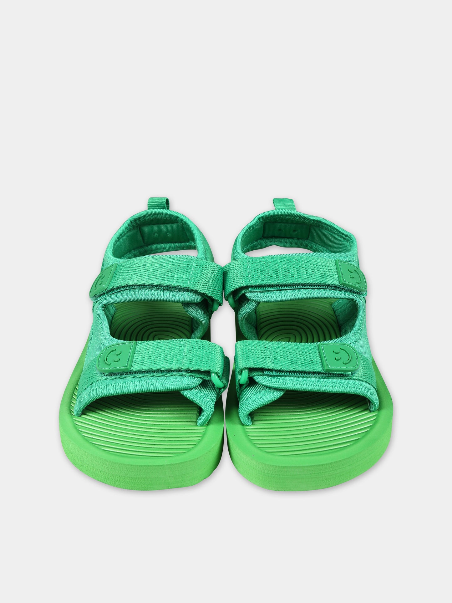 Sandali verdi per neonati con logo,Molo,7S24U303 8857