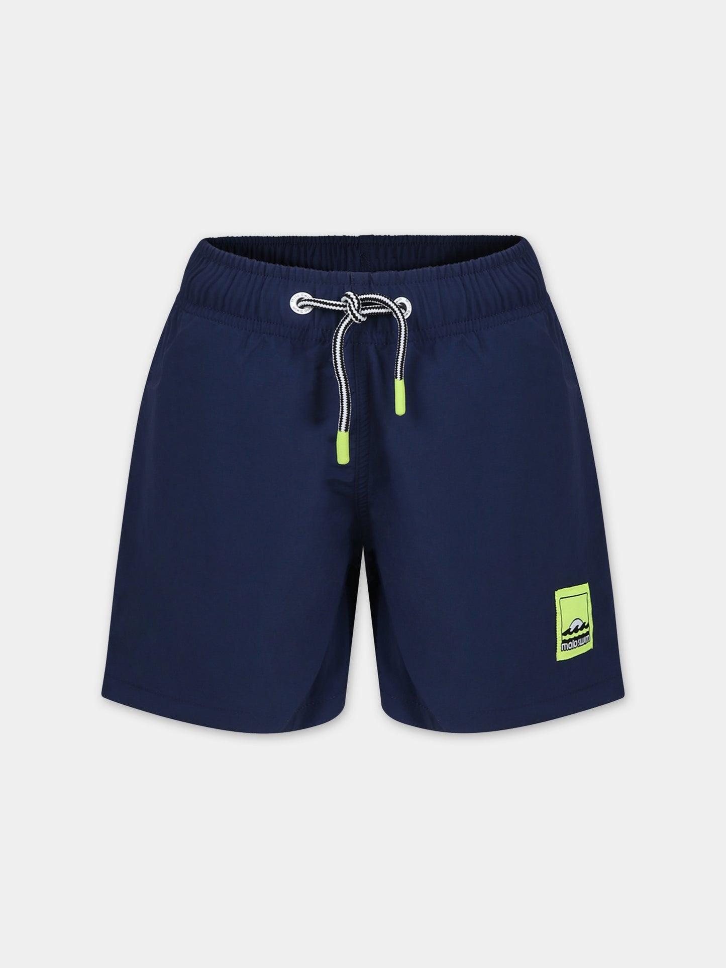 Boxer mare blu per bambino con logo,Molo,8S24P402 8024