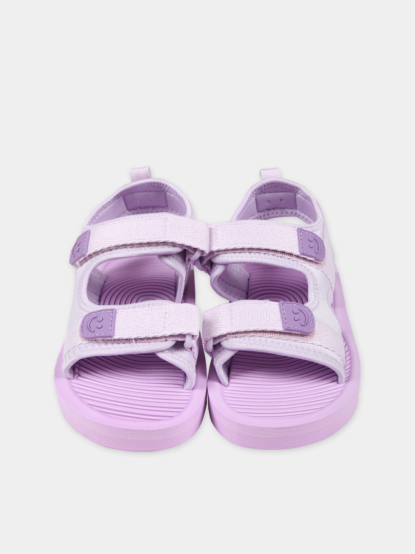 Sandali viola per neonata con logo,Molo,7S24U303 8848