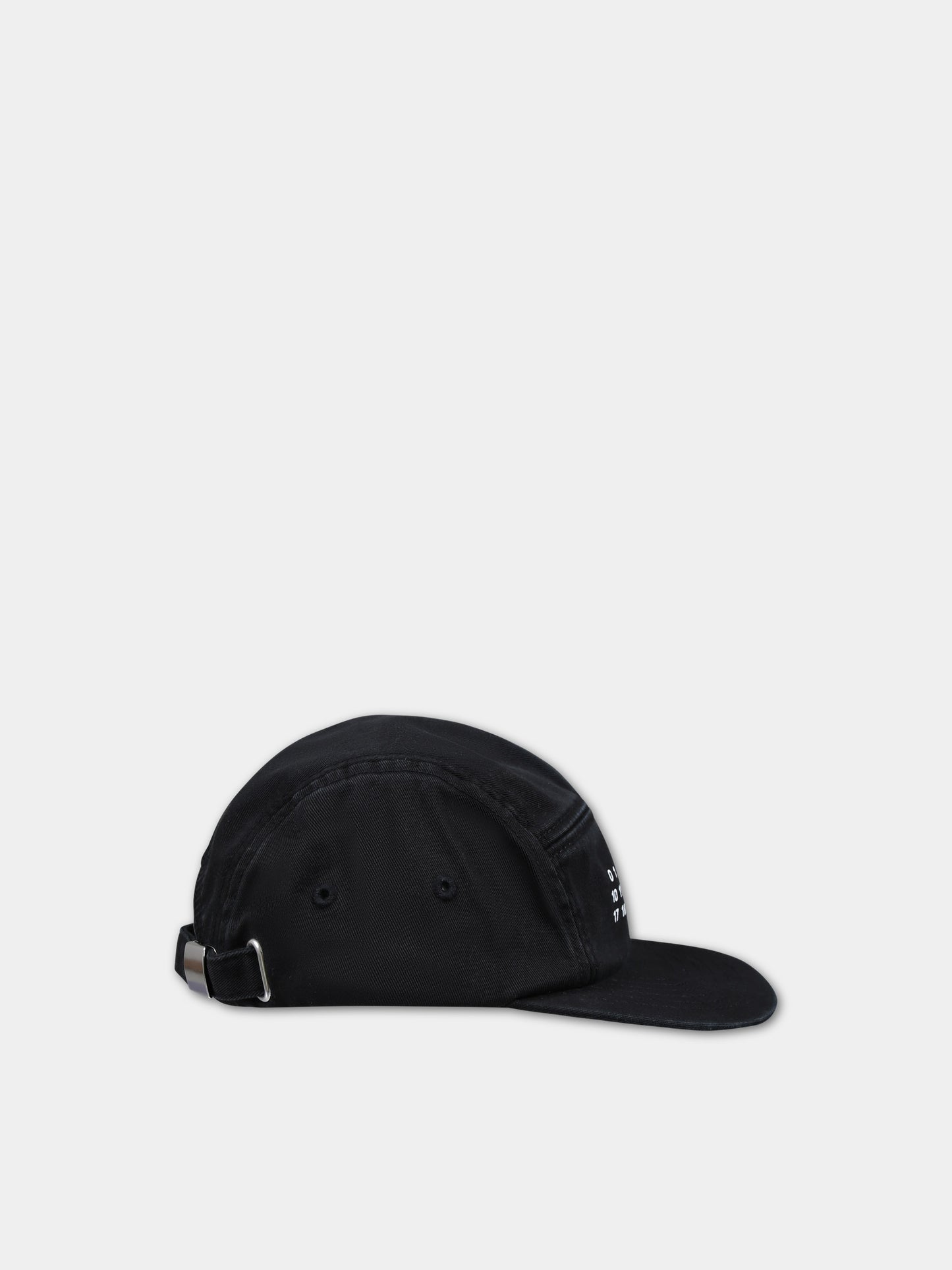 Cappello nero per bambini con logo,Mm6 Maison Margiela,M60534 MM025 MM6F19U M6900