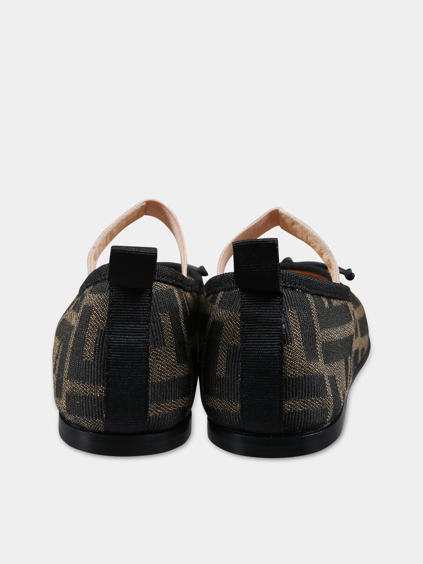 Ballerine per bambina con logo FF all over,Fendi Kids,JFR377 AQ75 F1NJB