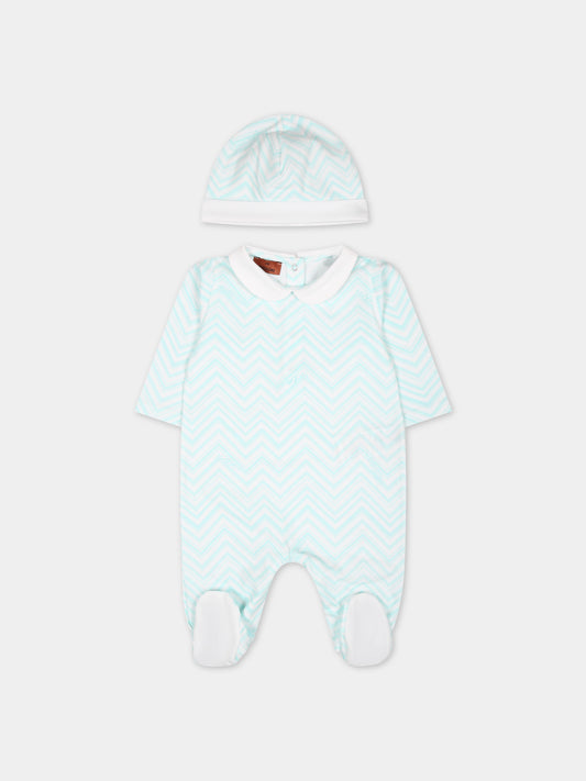 Set tutina verde per neonati,Missoni,MUB510 J0394 100CE