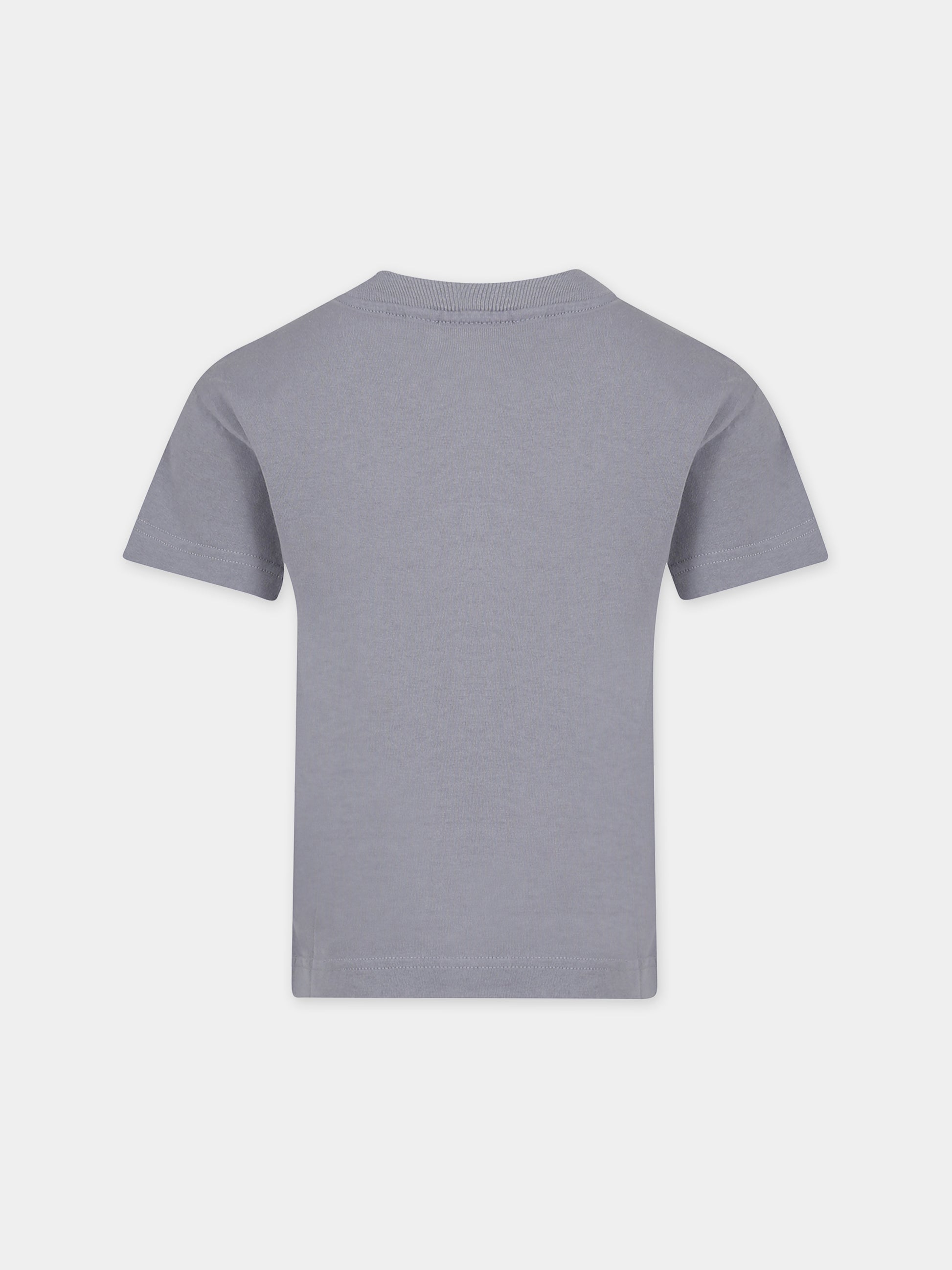 T-shirt grigia per bambino con logo,Palm Angels,PBAA003S24JER0030725