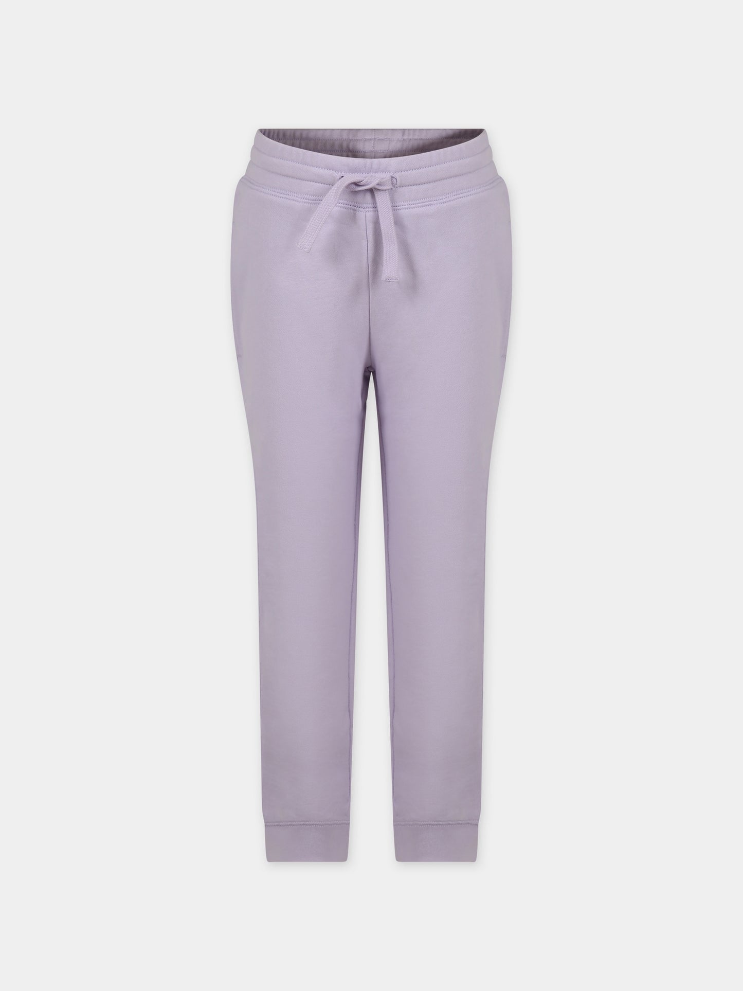 Pantaloni viola per bambina con logo,Stella Mccartney Kids,TU6B00 Z0499 576