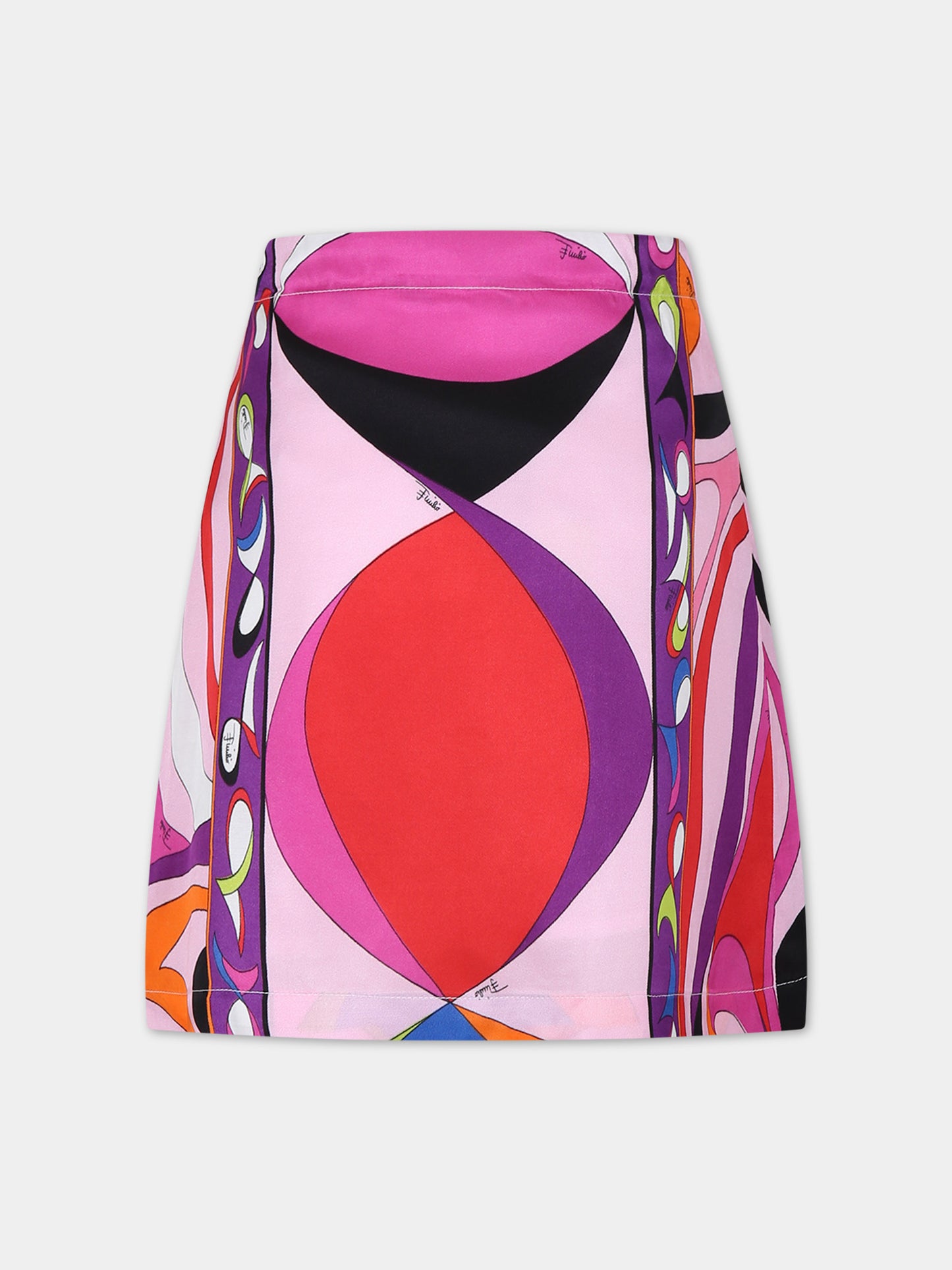 Gonna multicolor per bambina,Emilio Pucci Junior,PU7B11 K0184 543MC