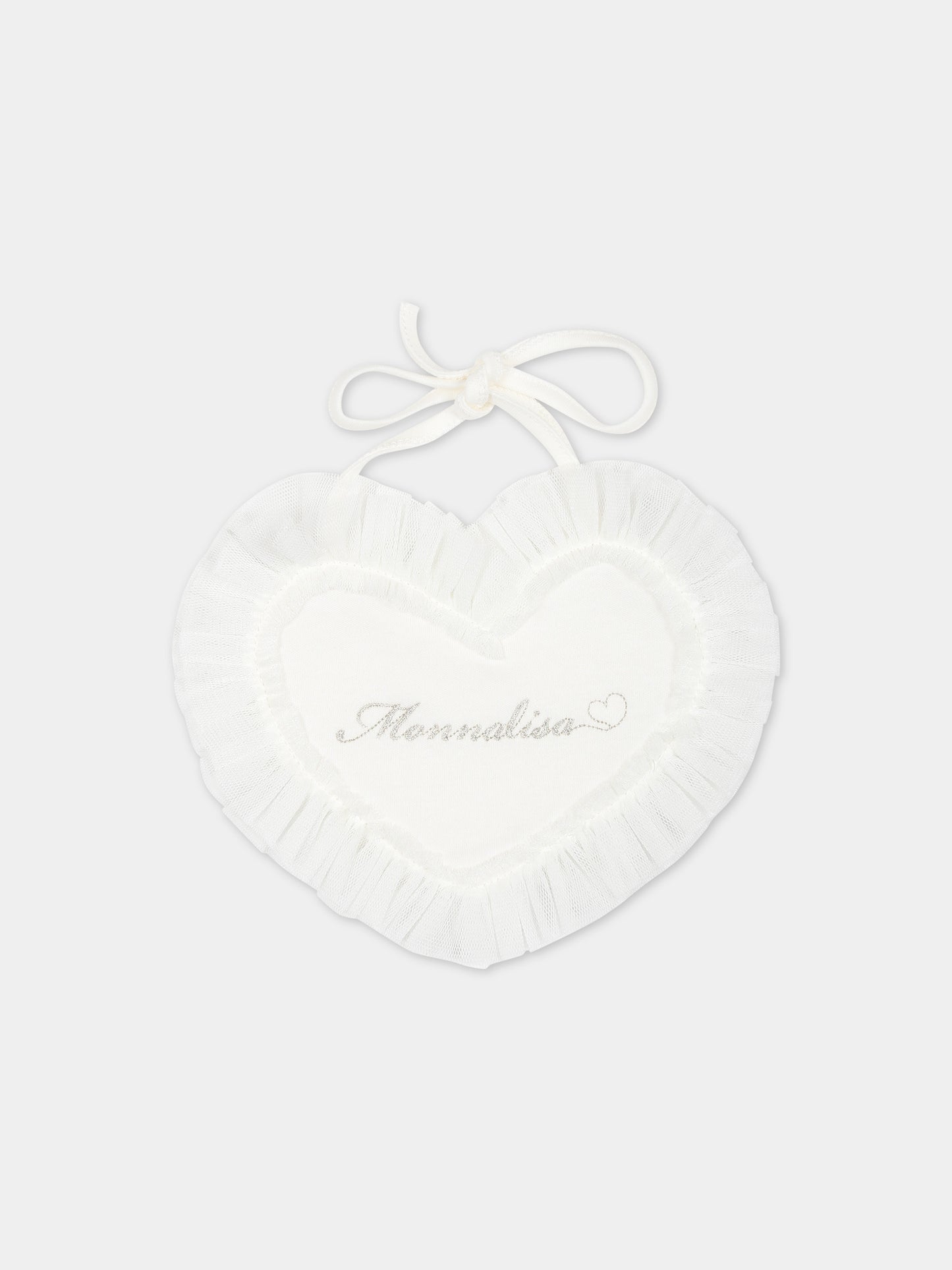 Set per neonata con cuore e rouches,Monnalisa,35C507 3000 0001