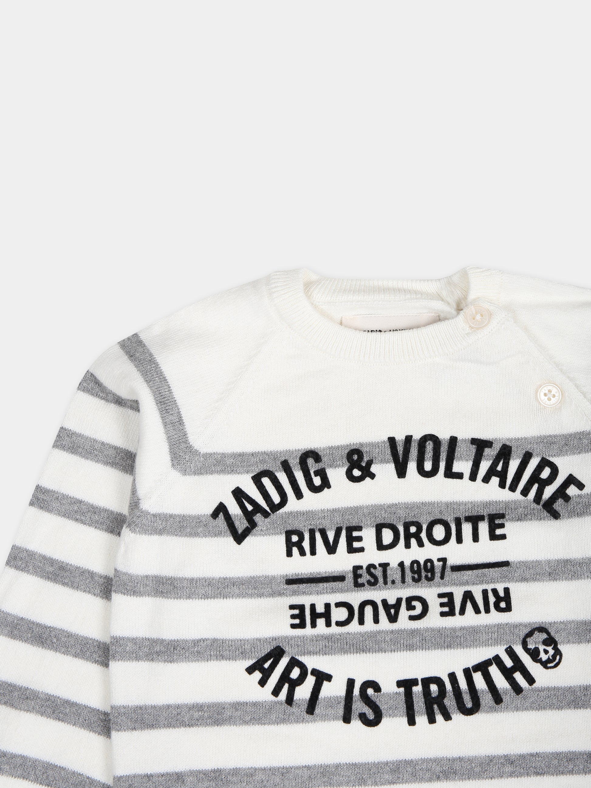 Completo multicolor per neonati con logo,Zadig & Voltaire Kids,X60058 182