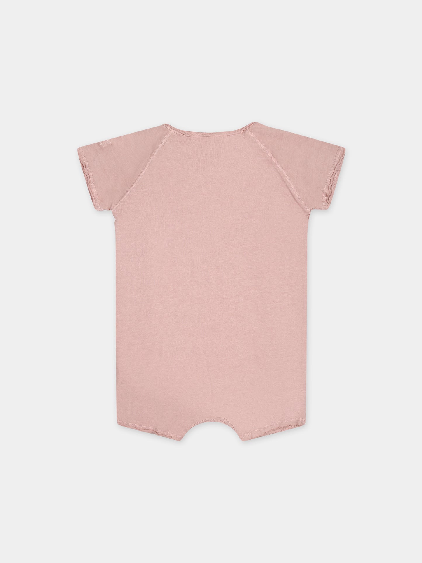 Pagliaccetto rosa per neonata con stampa,Zadig & Voltaire Kids,X60062 292