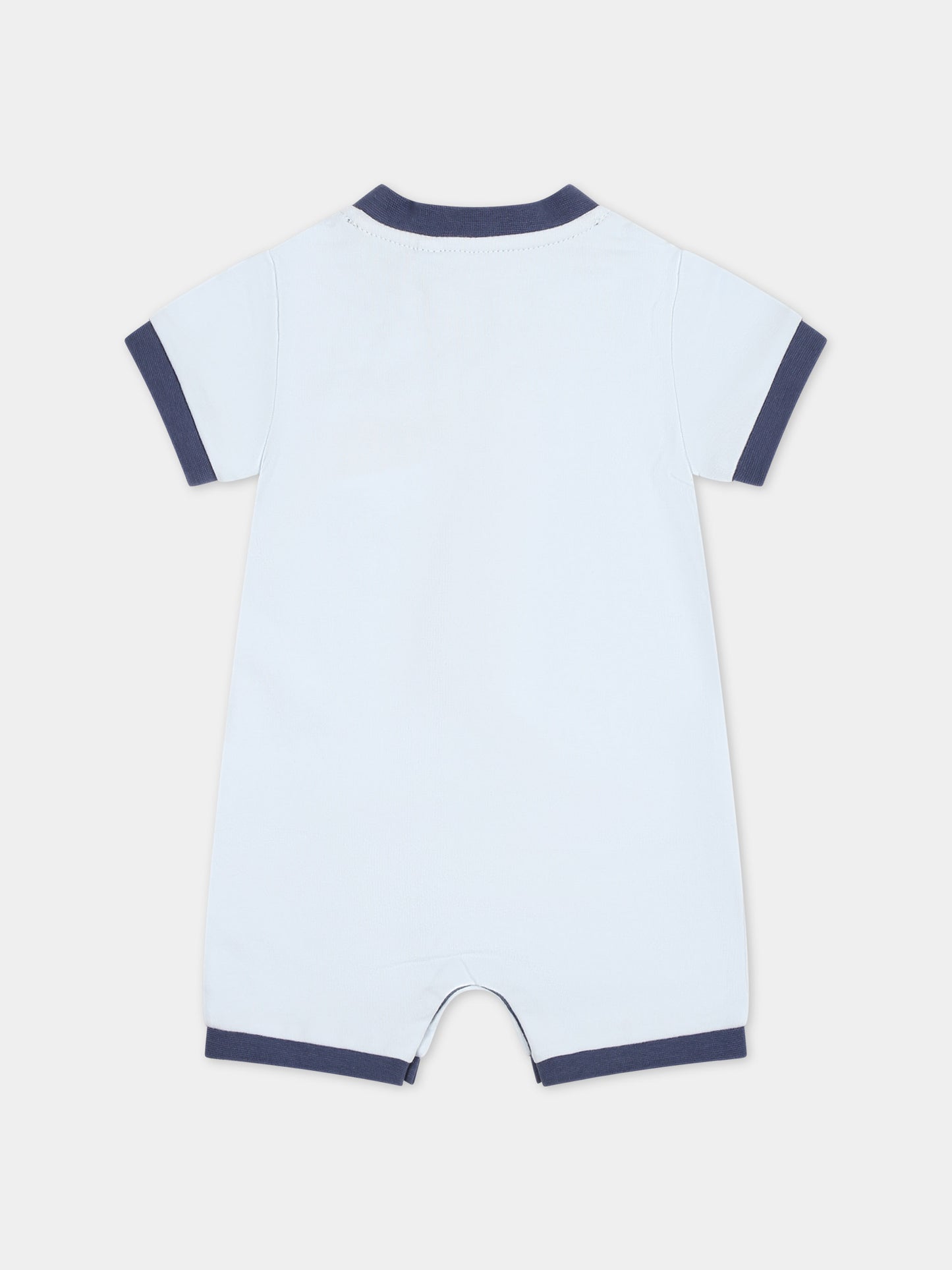 Pagliaccetto celeste per neonato con logo,Timberland,T60186 77X