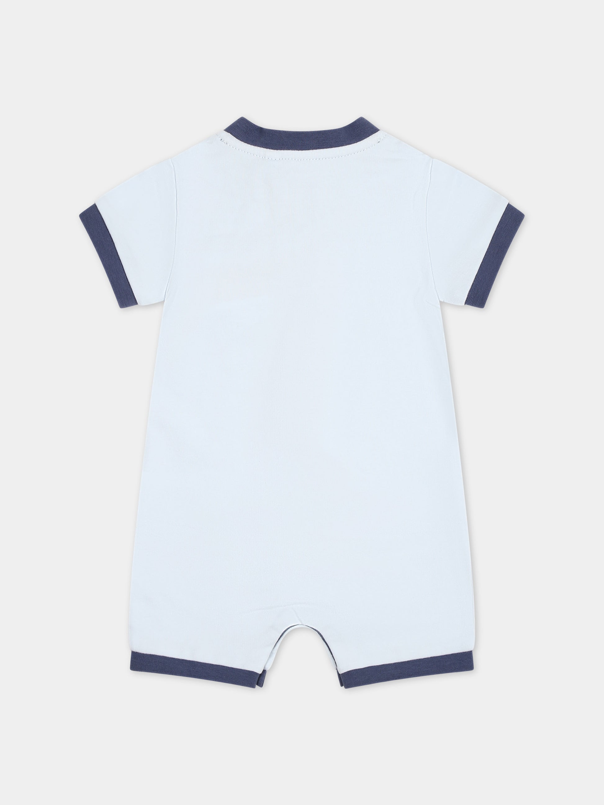 Pagliaccetto celeste per neonato con logo,Timberland,T60186 77X