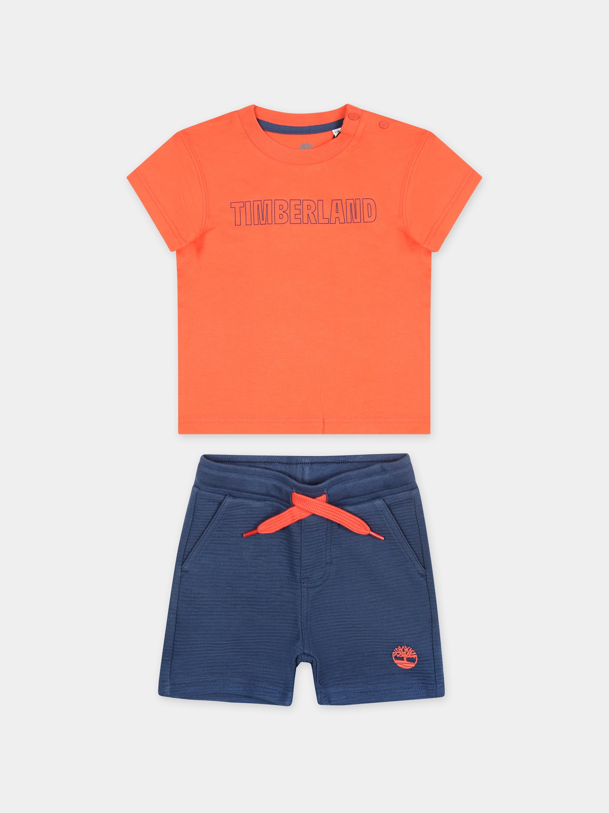 Completo sportivo multicolor per neonato,Timberland,T60149 X78