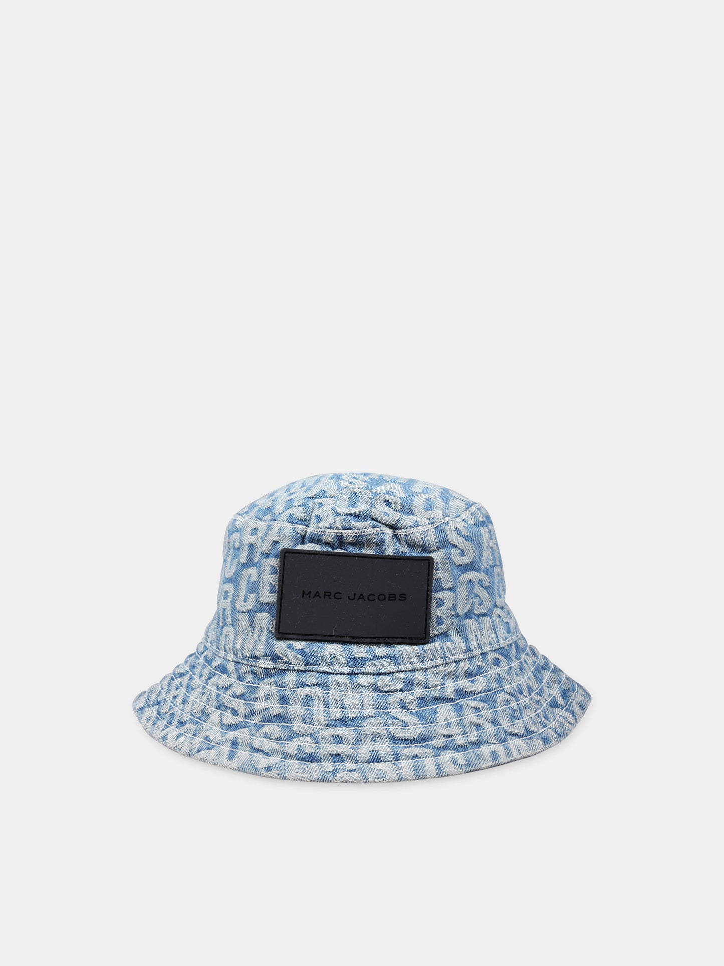 Cloche in denim per bambini con logo,Little Marc Jacobs,W60060 Z10