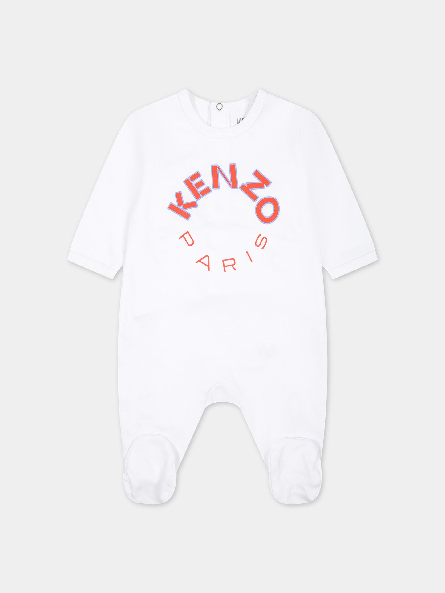 Set di tutine multicolor per neonato con logo,Kenzo Kids,K60378 10P