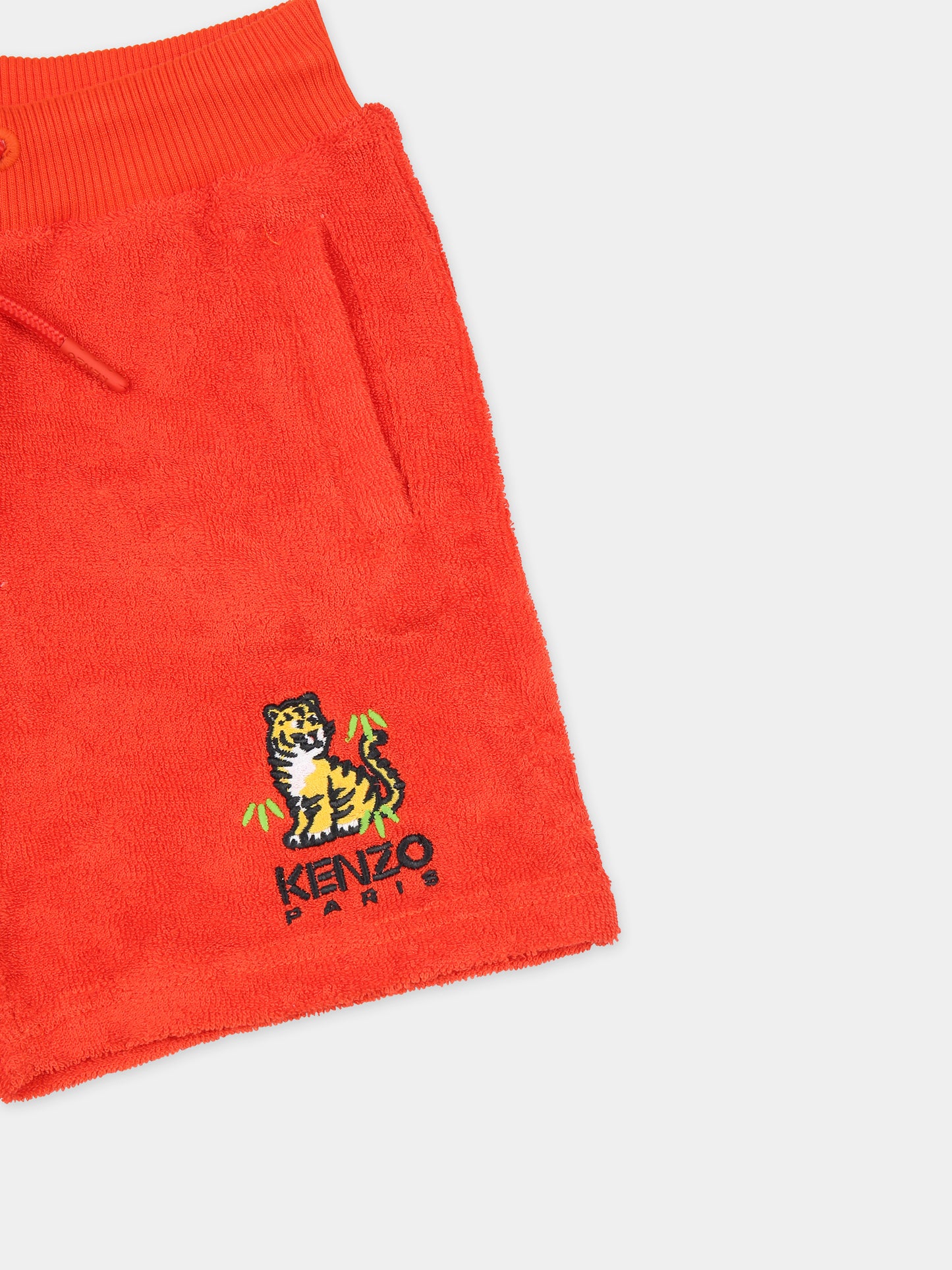 Completo bianco per neonato con iconica Tigre Kotora,Kenzo Kids,K60138 99A