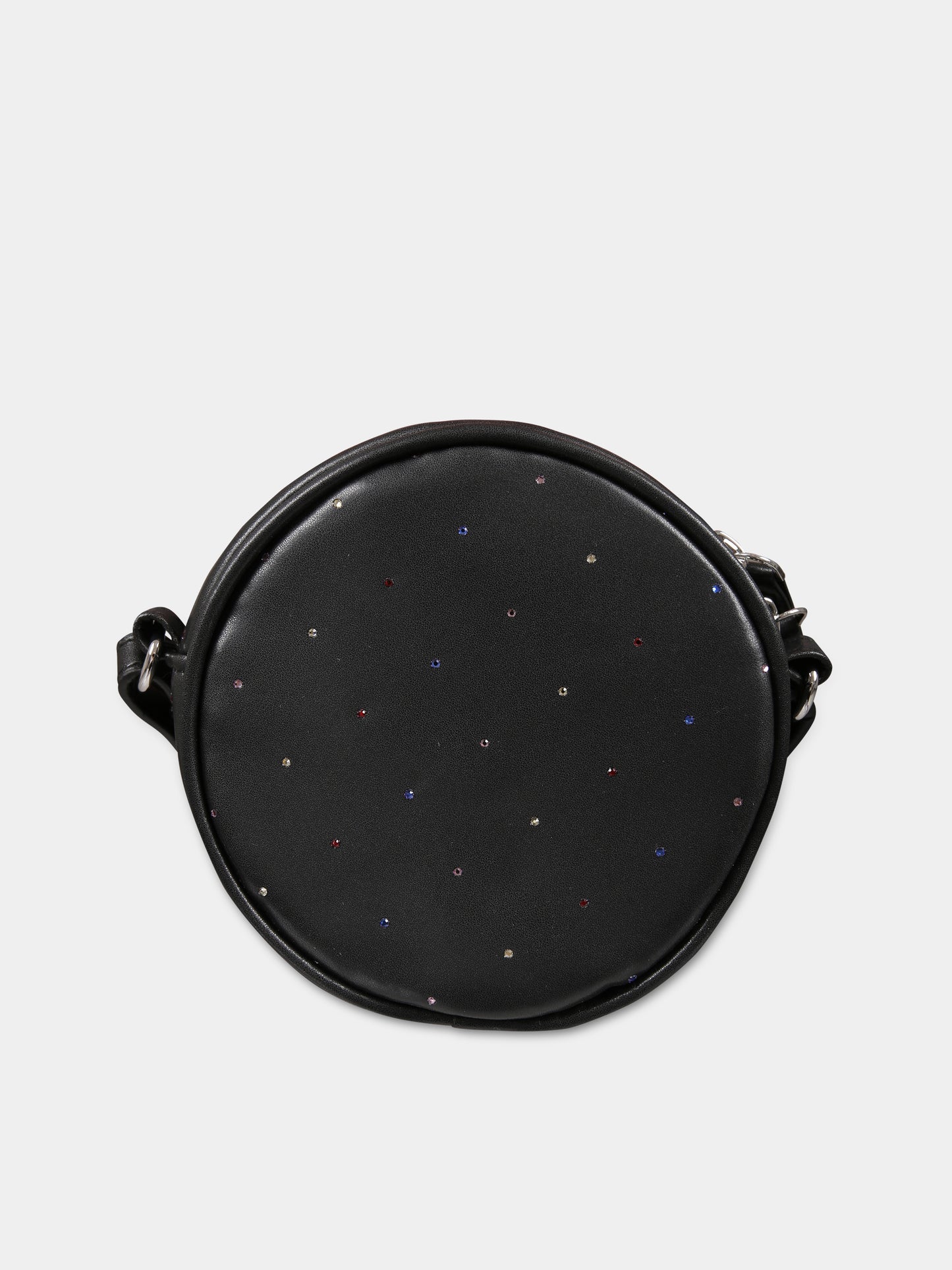 Borsa nera per bambina con strass,Sonia Rykiel Paris,A00140 09B