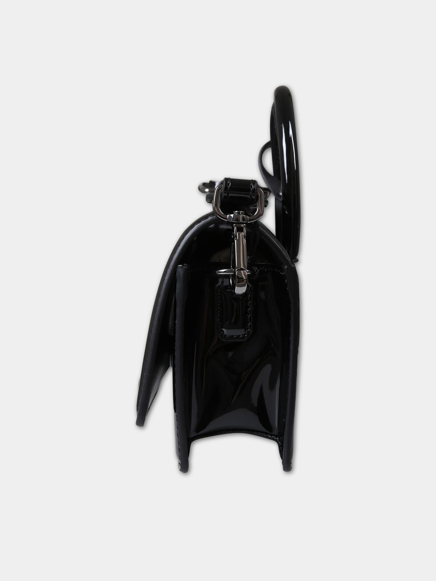 Borsa casual nera con logo,Karl Lagerfeld Kids,Z30169 09B