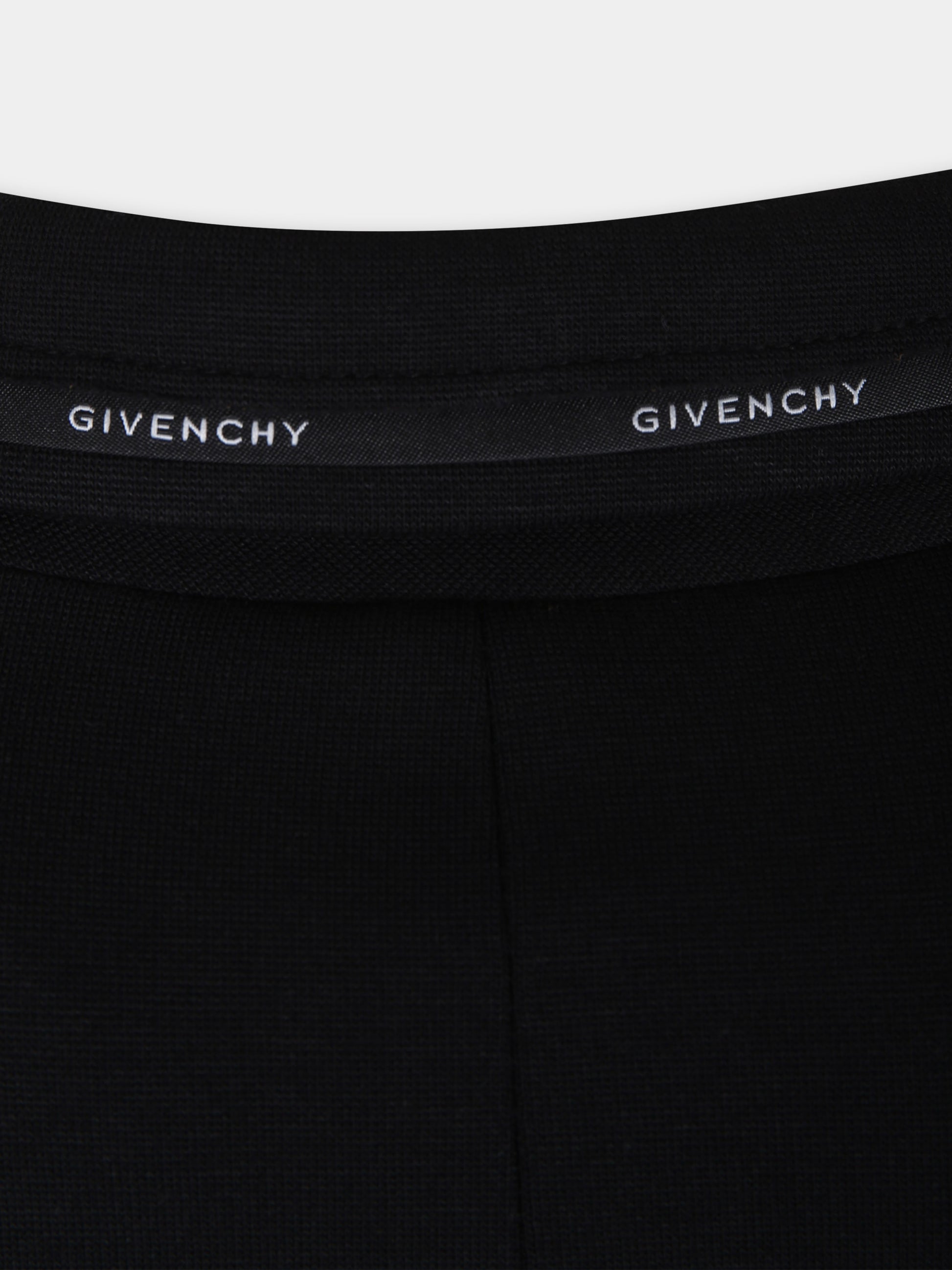 Giacca nera per bambino con logo,Givenchy Kids,H30156 09B