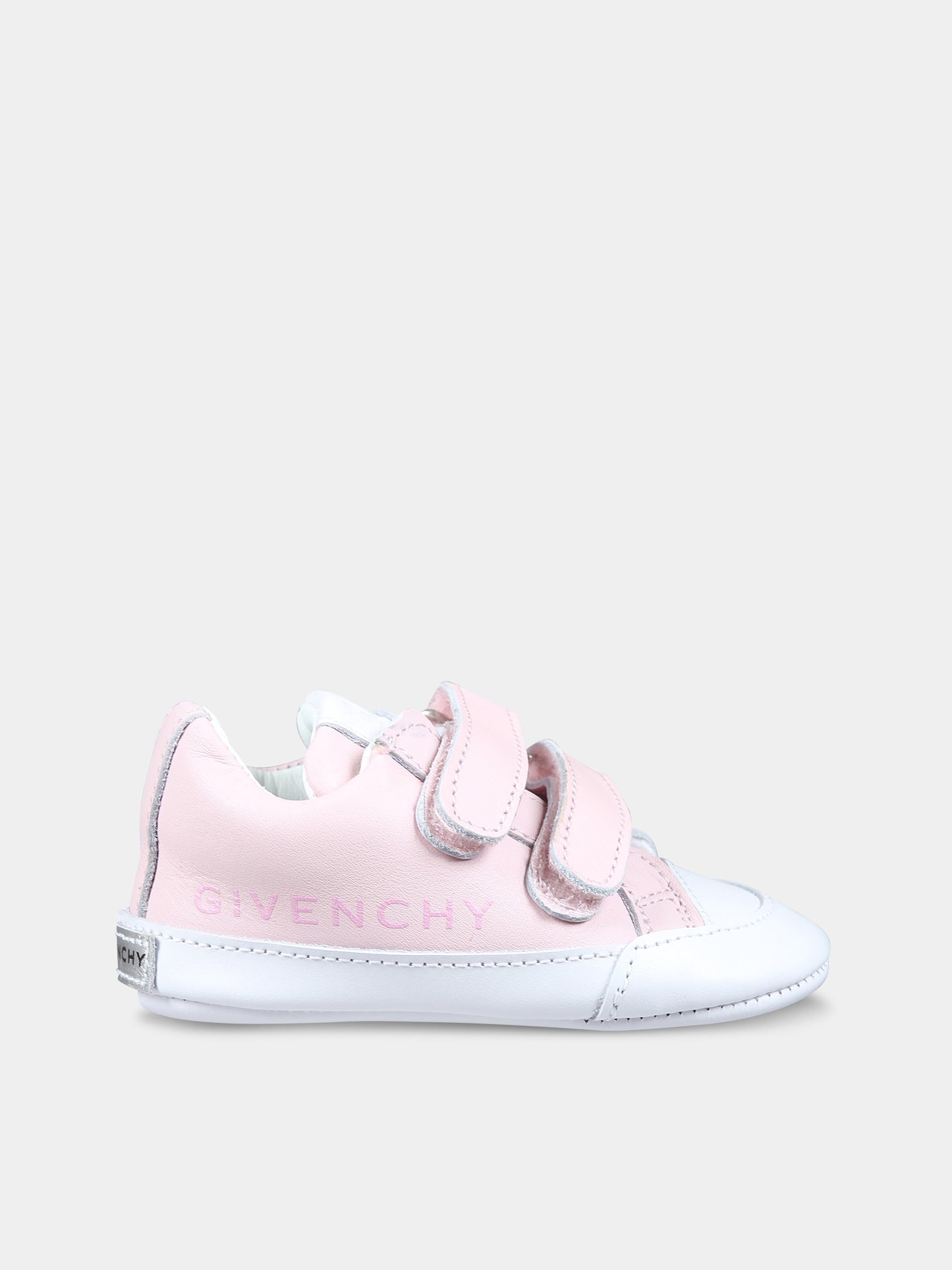 Sneakers rosa per neonata con logo,Givenchy Kids,H30228 44Z