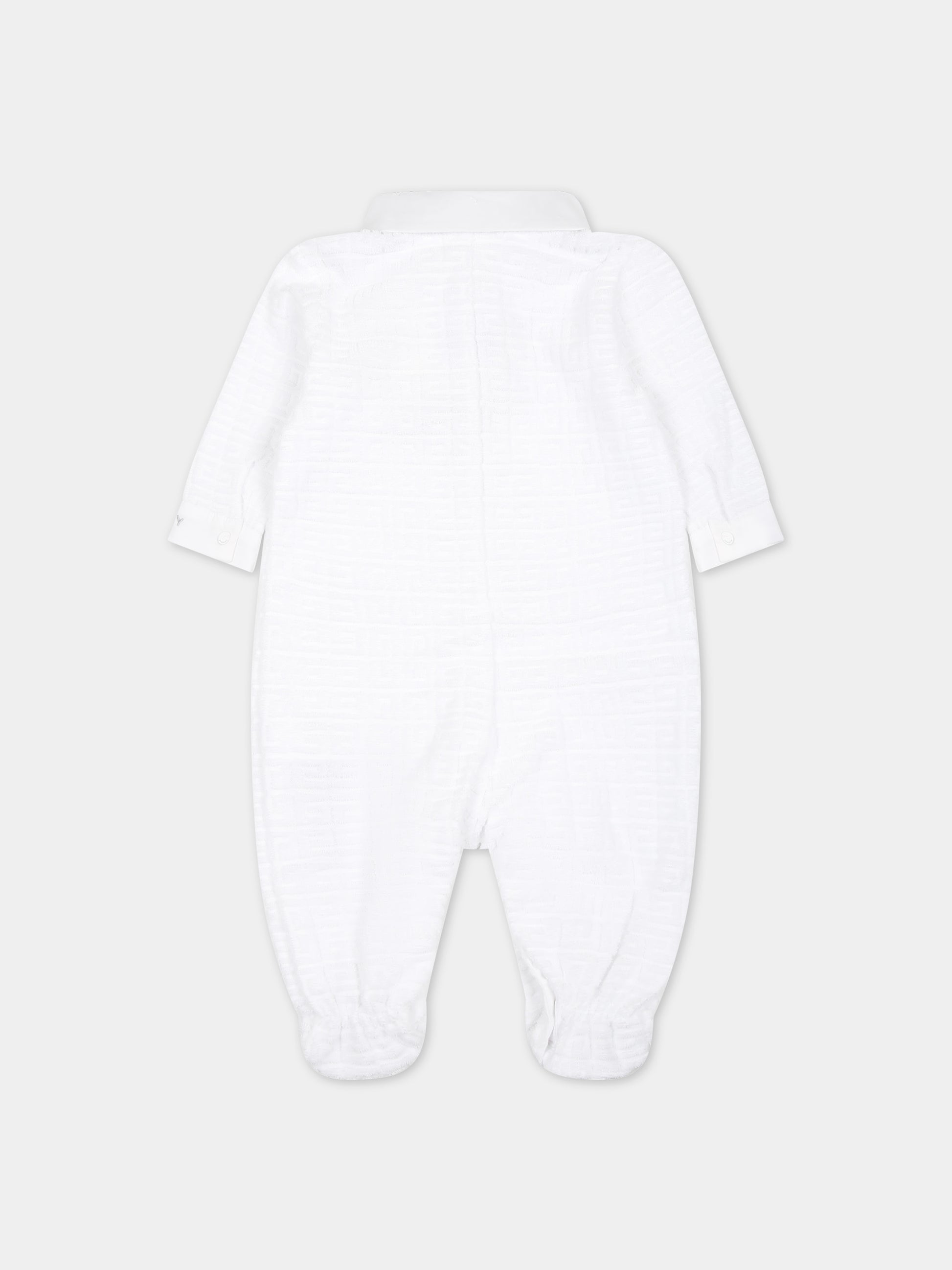 Set bianco per neonati con logo,Givenchy Kids,H30267 10P