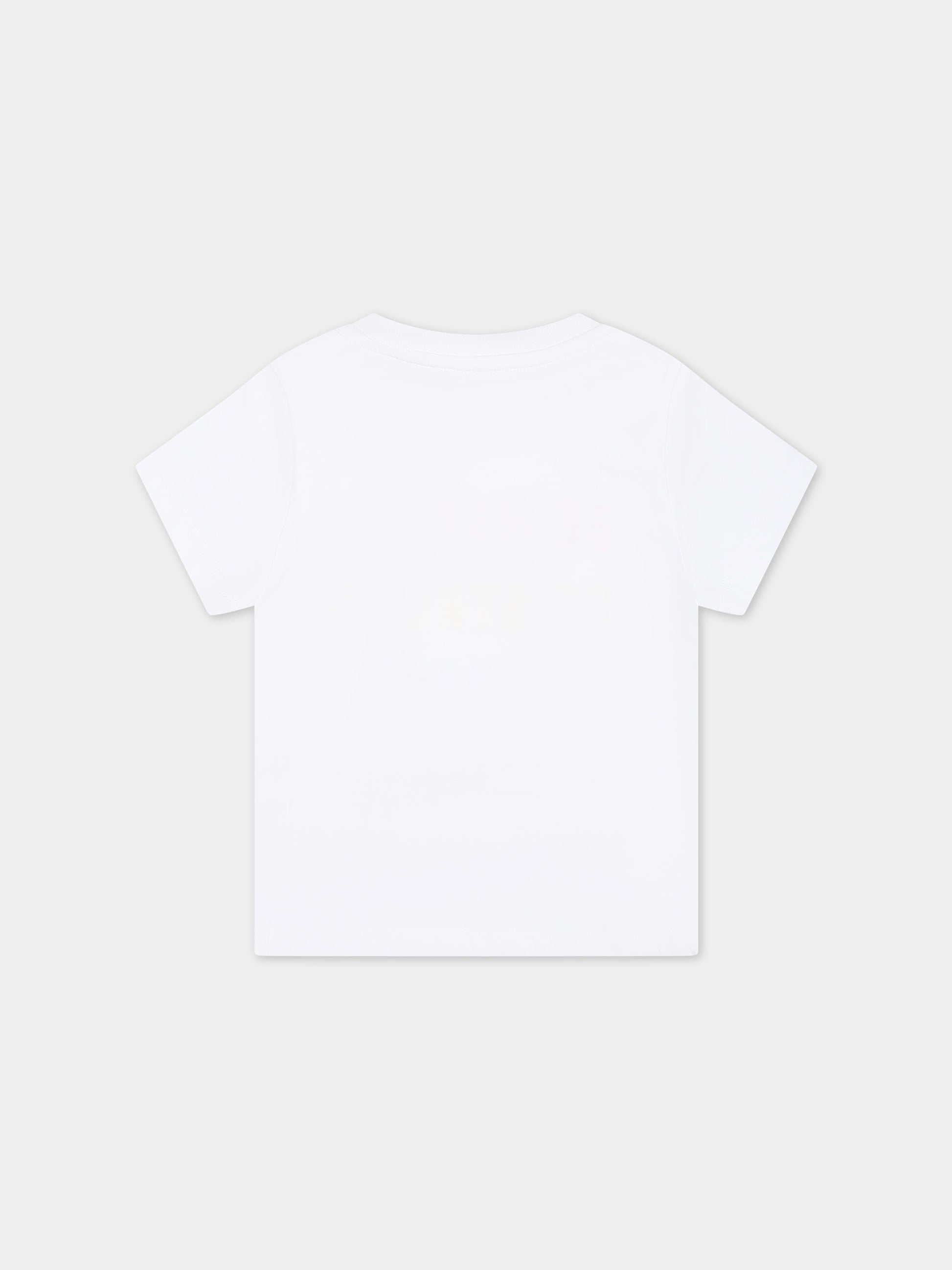 T-shirt bianca per neonato con logo,Givenchy Kids,H30221 10P