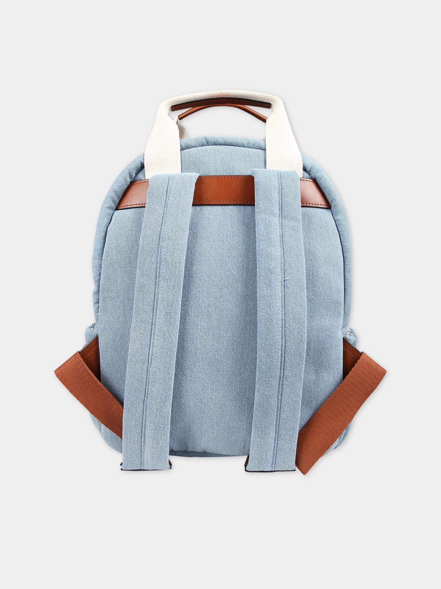 Zaino in denim per bambina con logo,Chloé Kids,C20044 Z10