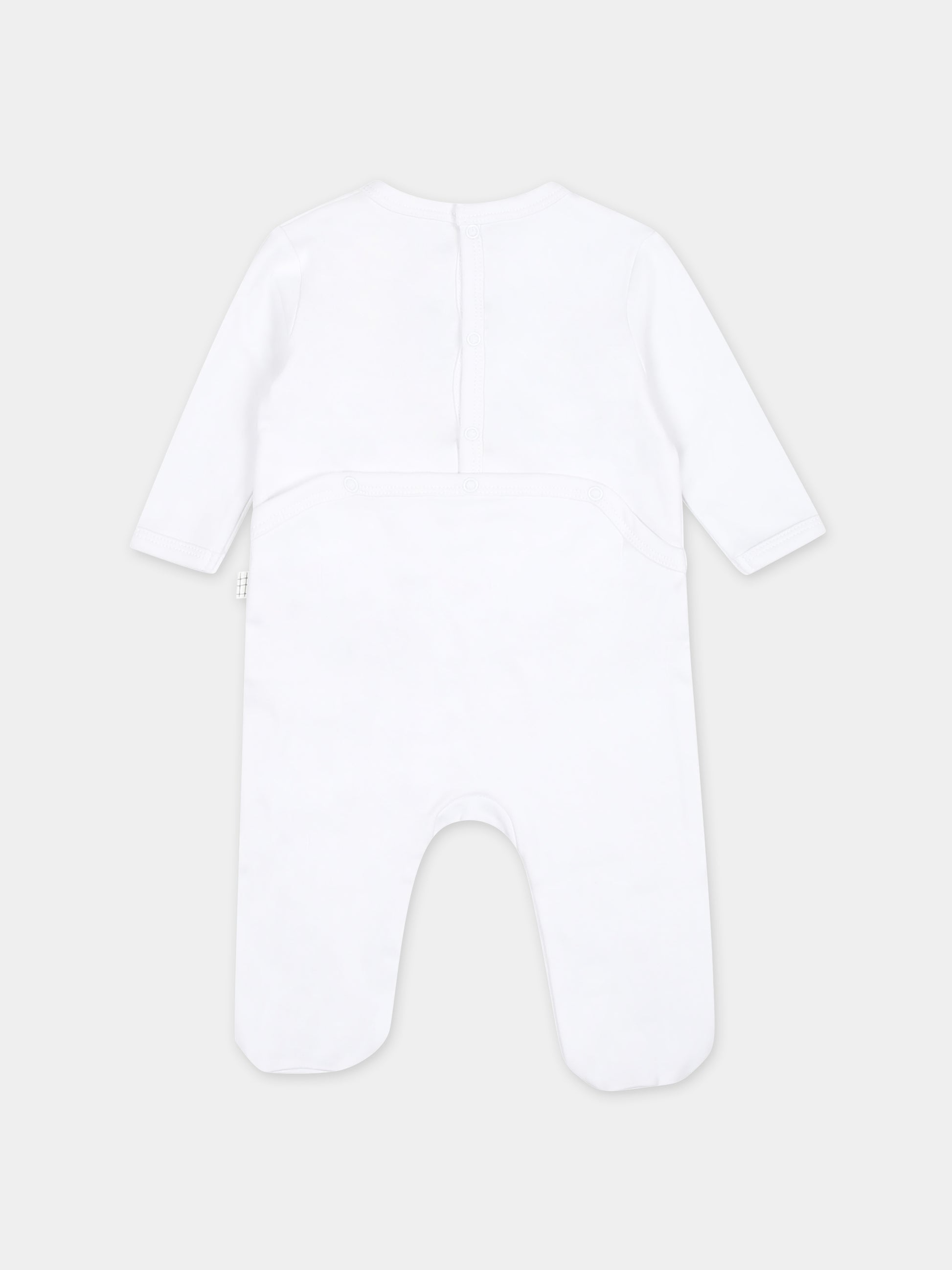 Tutina bianca per neonato con stampa multicolor,Carrement Beau,Y30048 10P