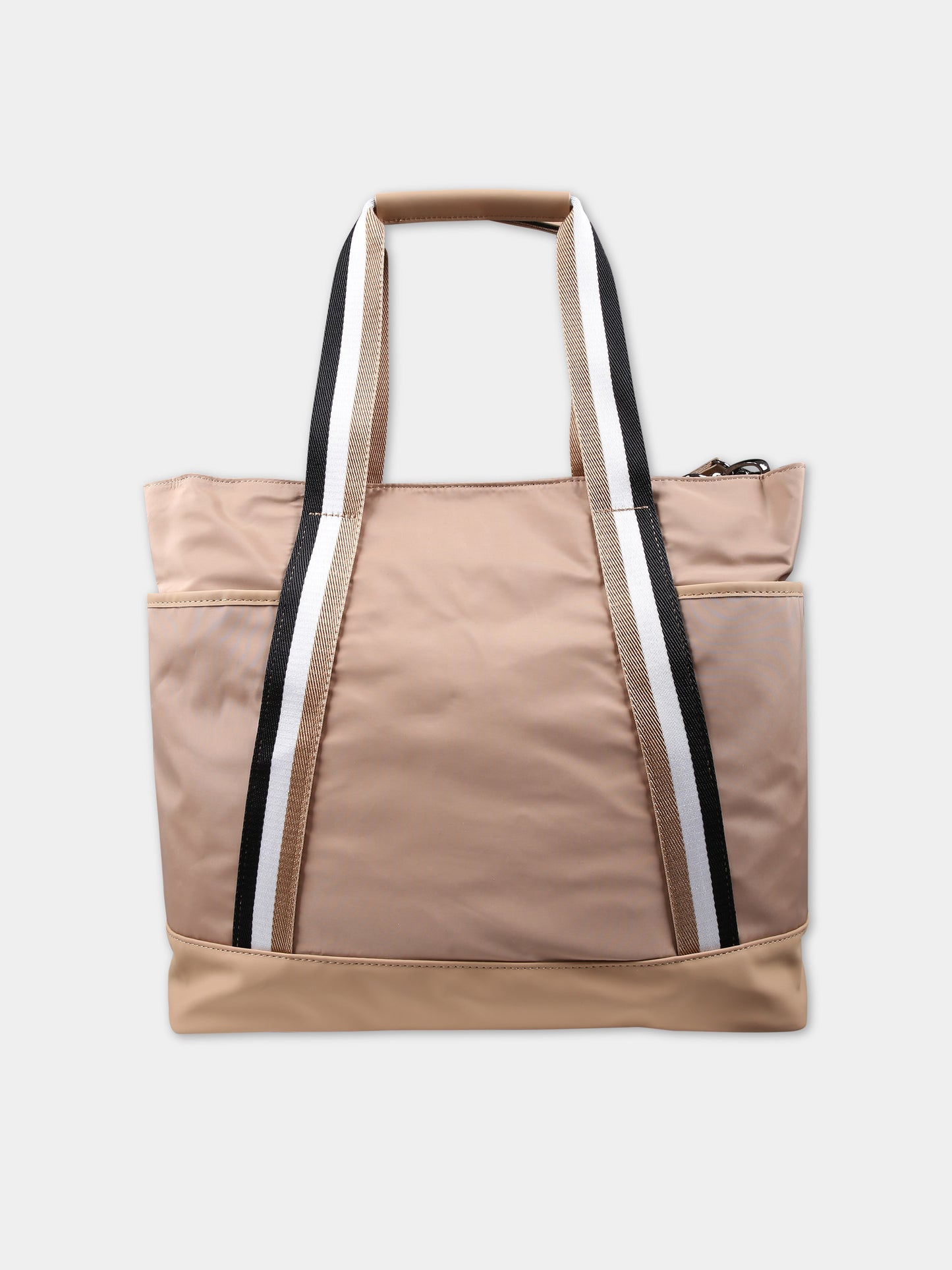 Borsa mamma beige per neonato con logo,Boss,J50938 269