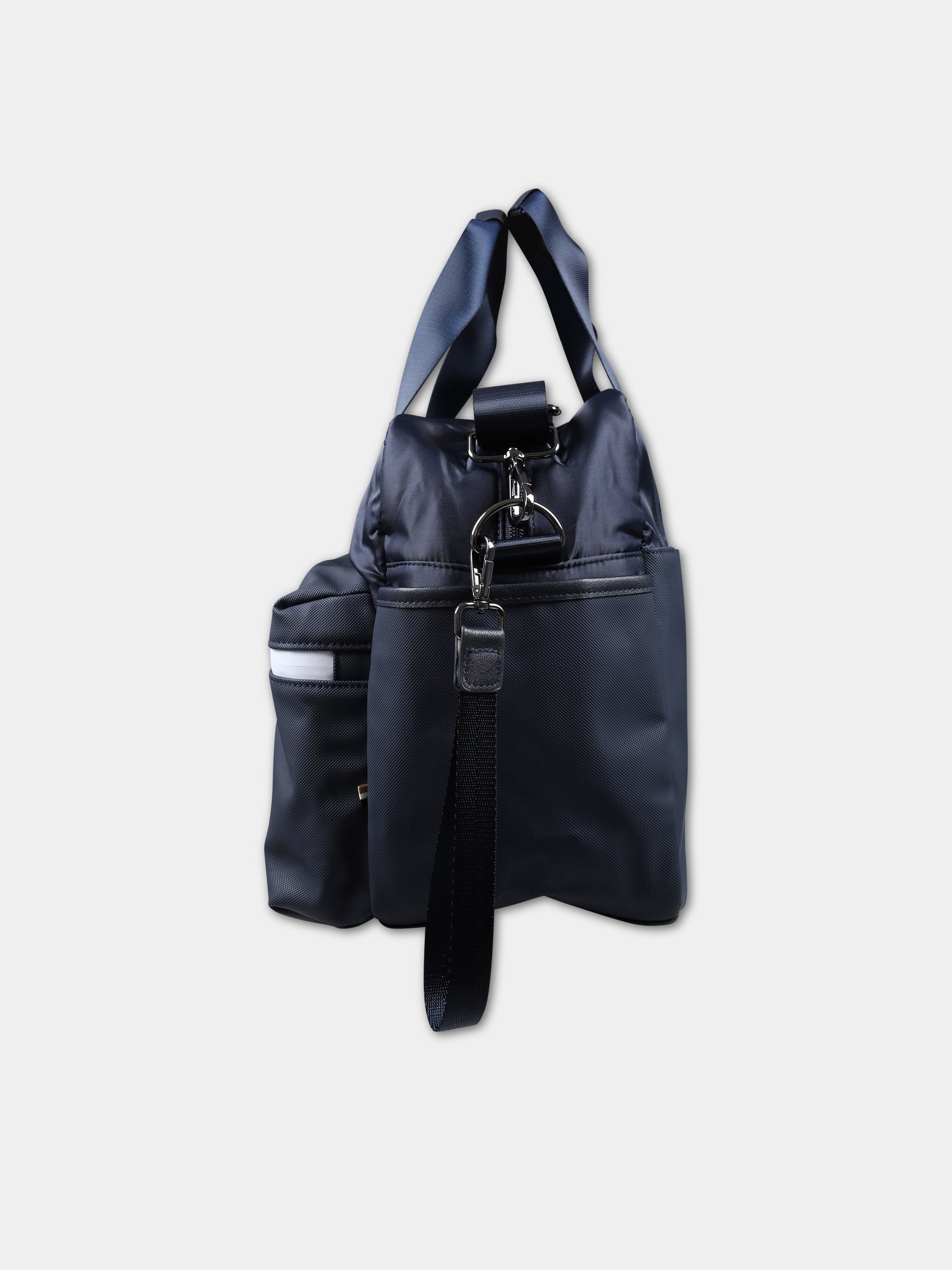 Borsa mamma blu per neonato con logo,Boss,J51023 849