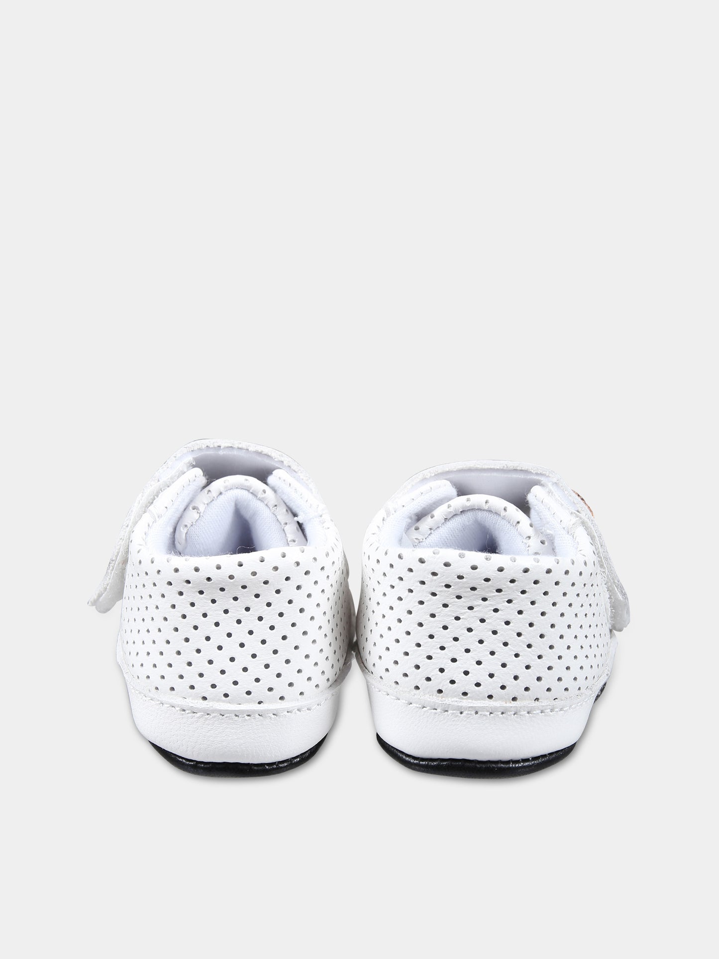 Sneakers bianche per neonato con logo,Boss,J50882 10P