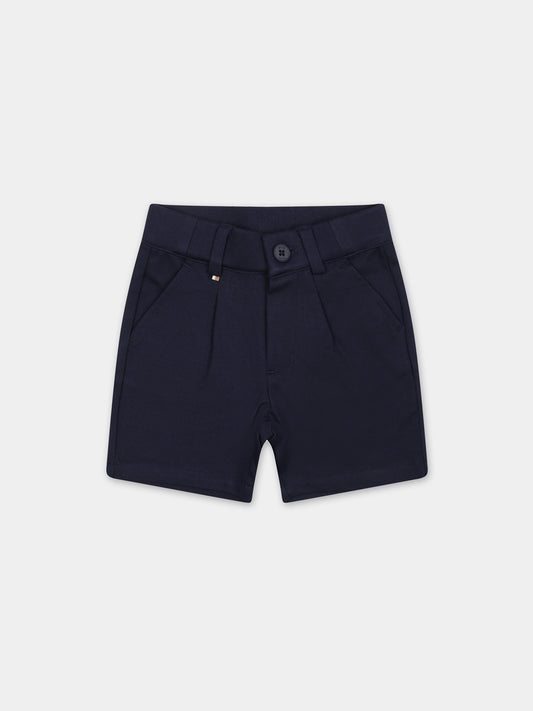Shorts casual blu per neonato,Boss,J50583 849